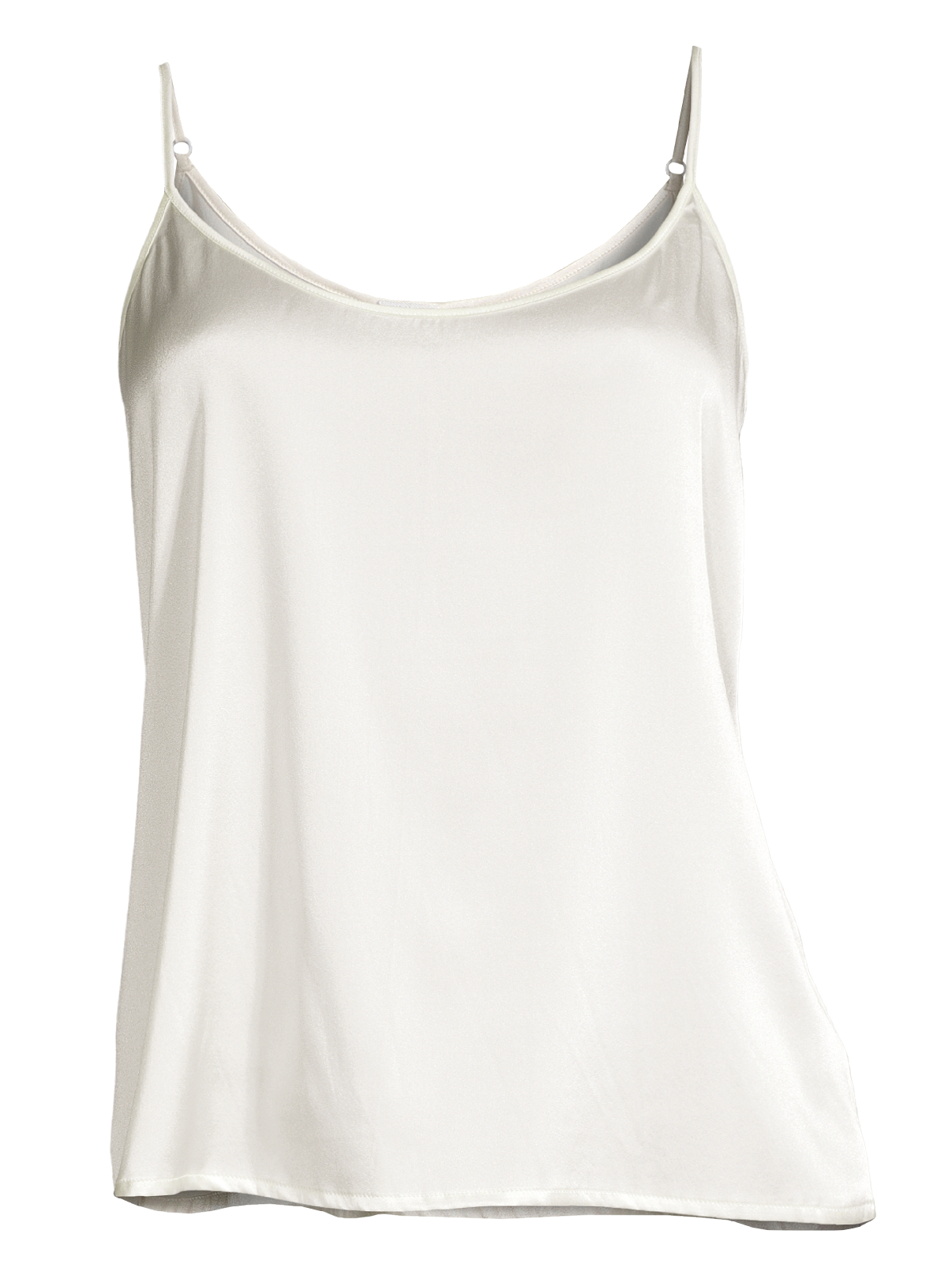 White silk top