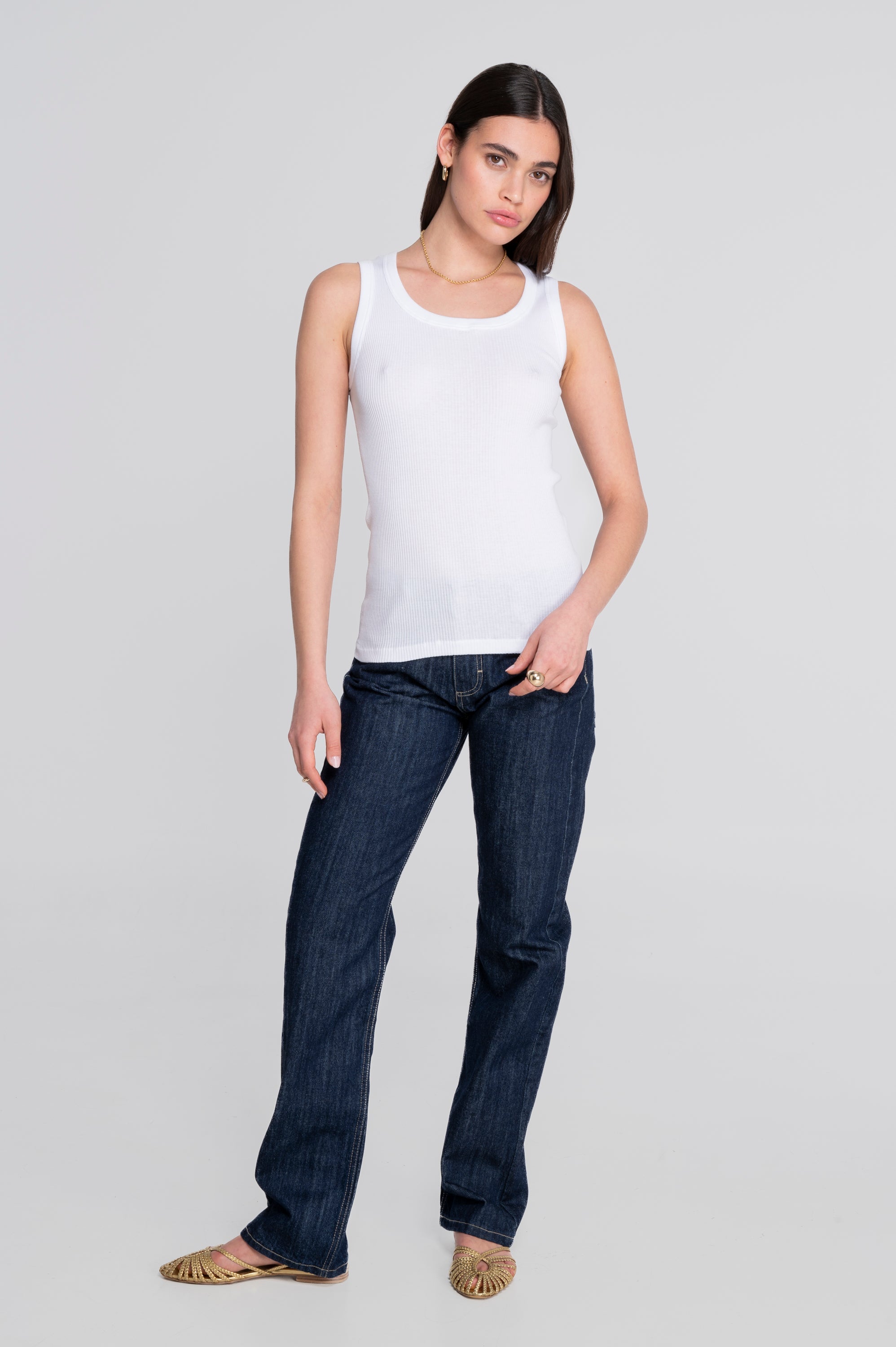 Cotton tank top 7166