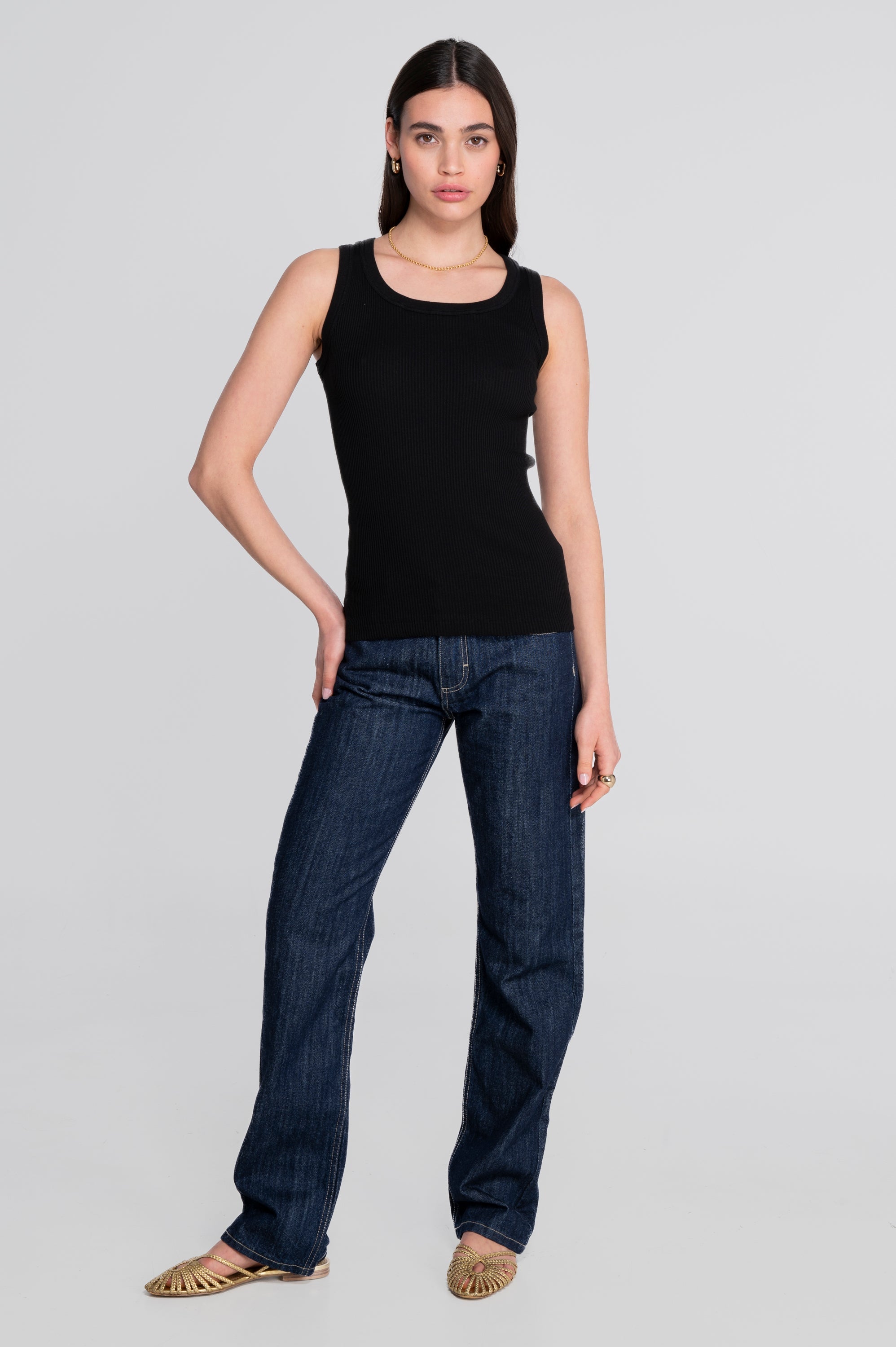 Cotton tank top 7166