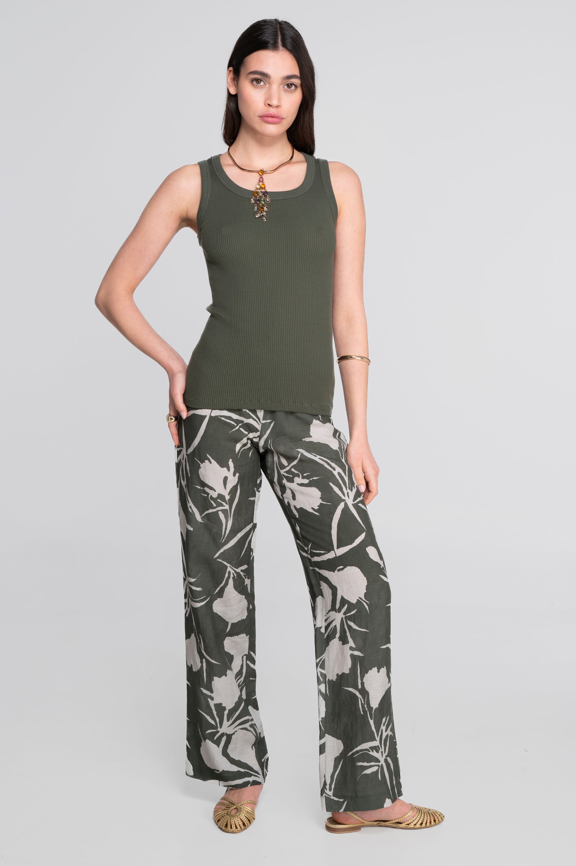 Cotton tank top 7166