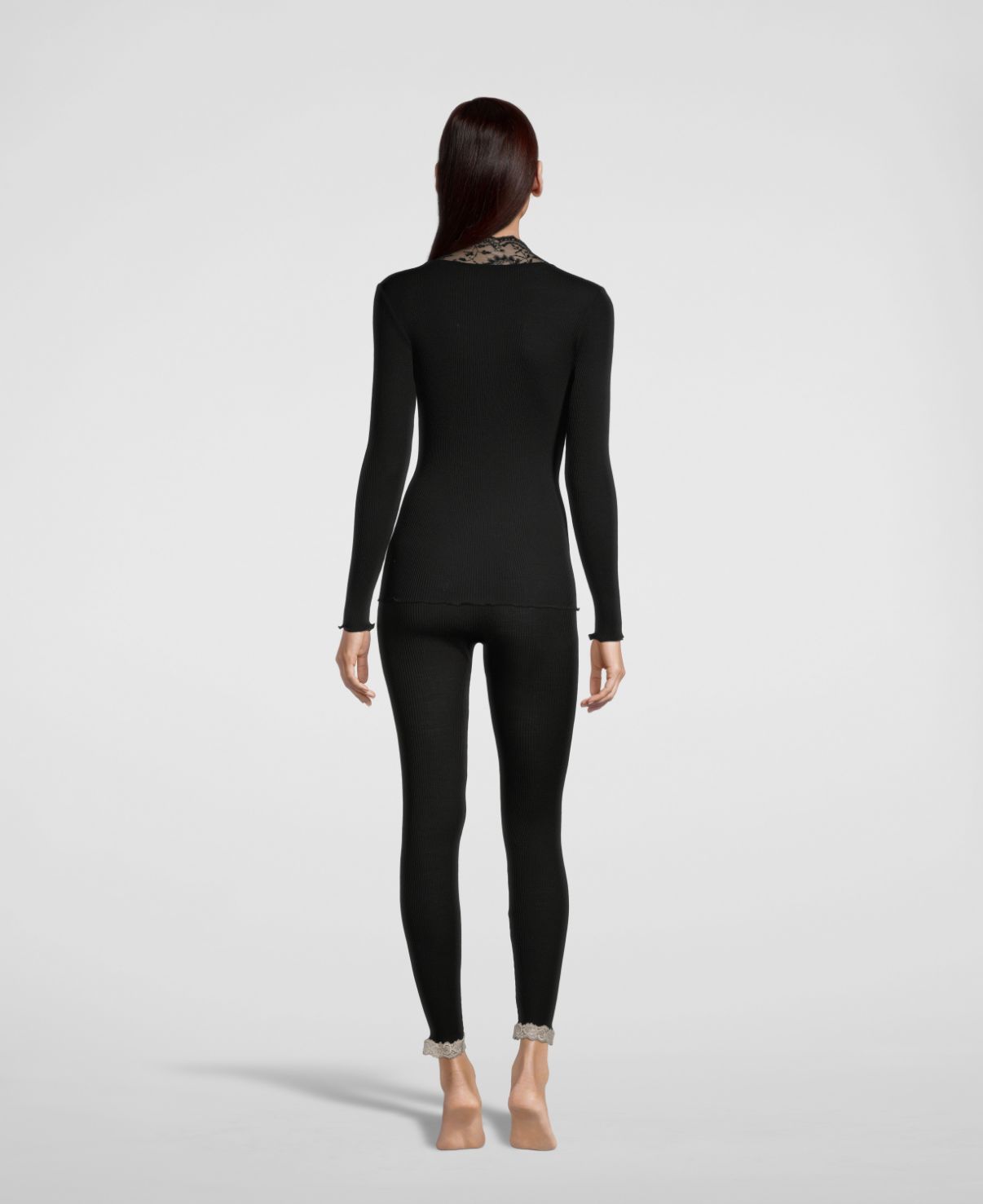 Tubular Leggings with lace 3419 - Oscalito