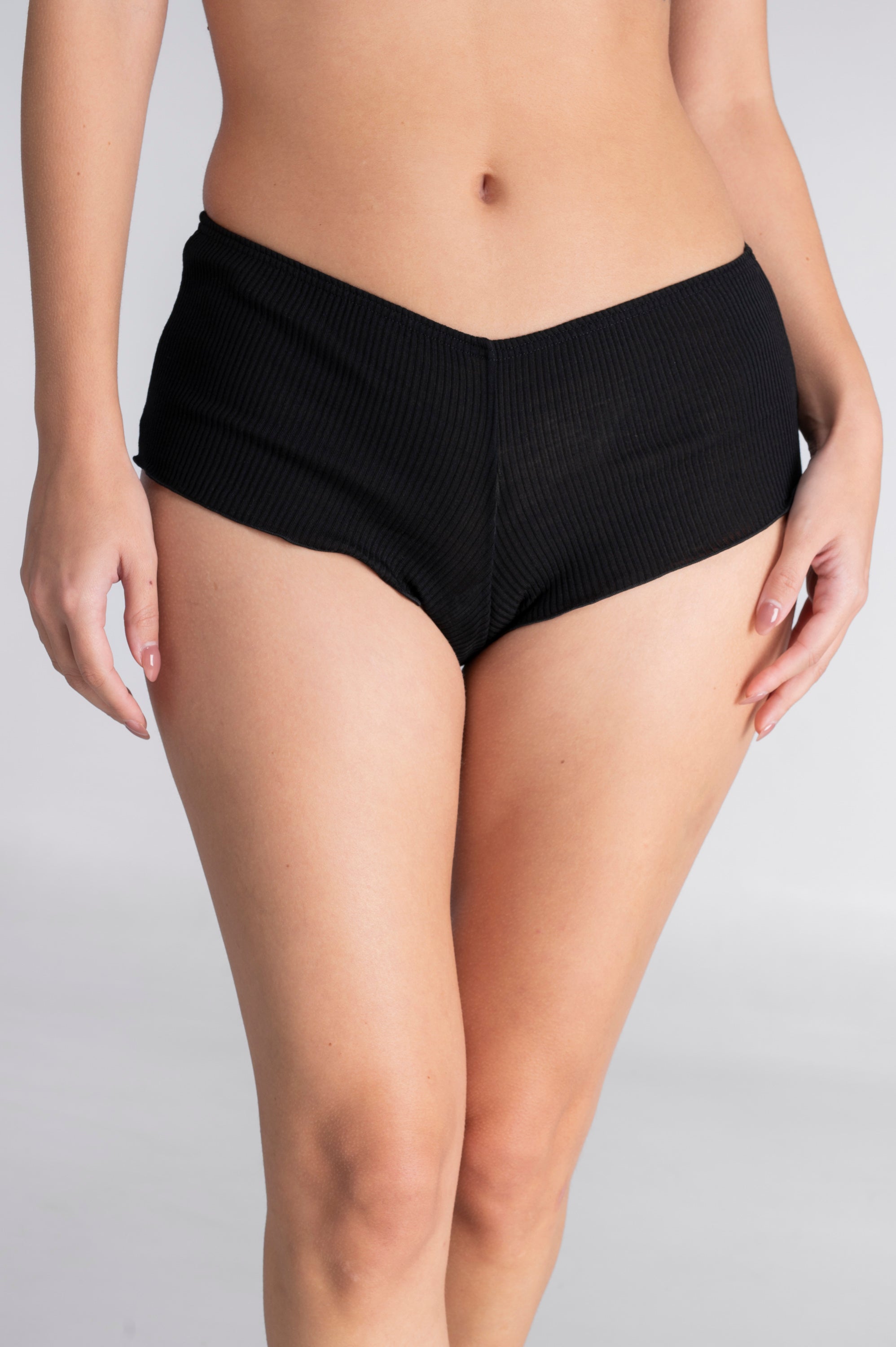 Wool and silk middle-rise panties 3441
