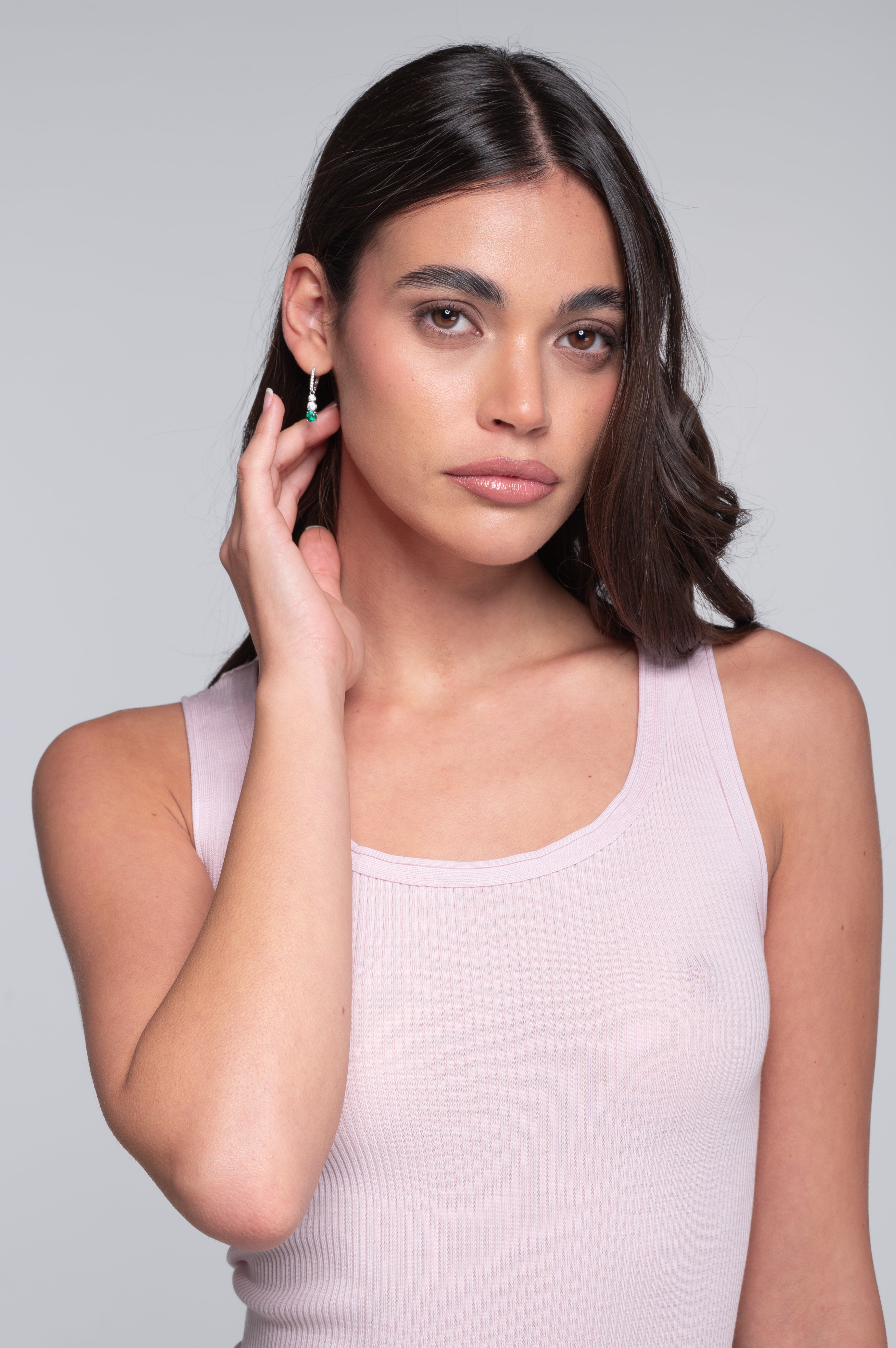 Wool and silk tank top 3442R