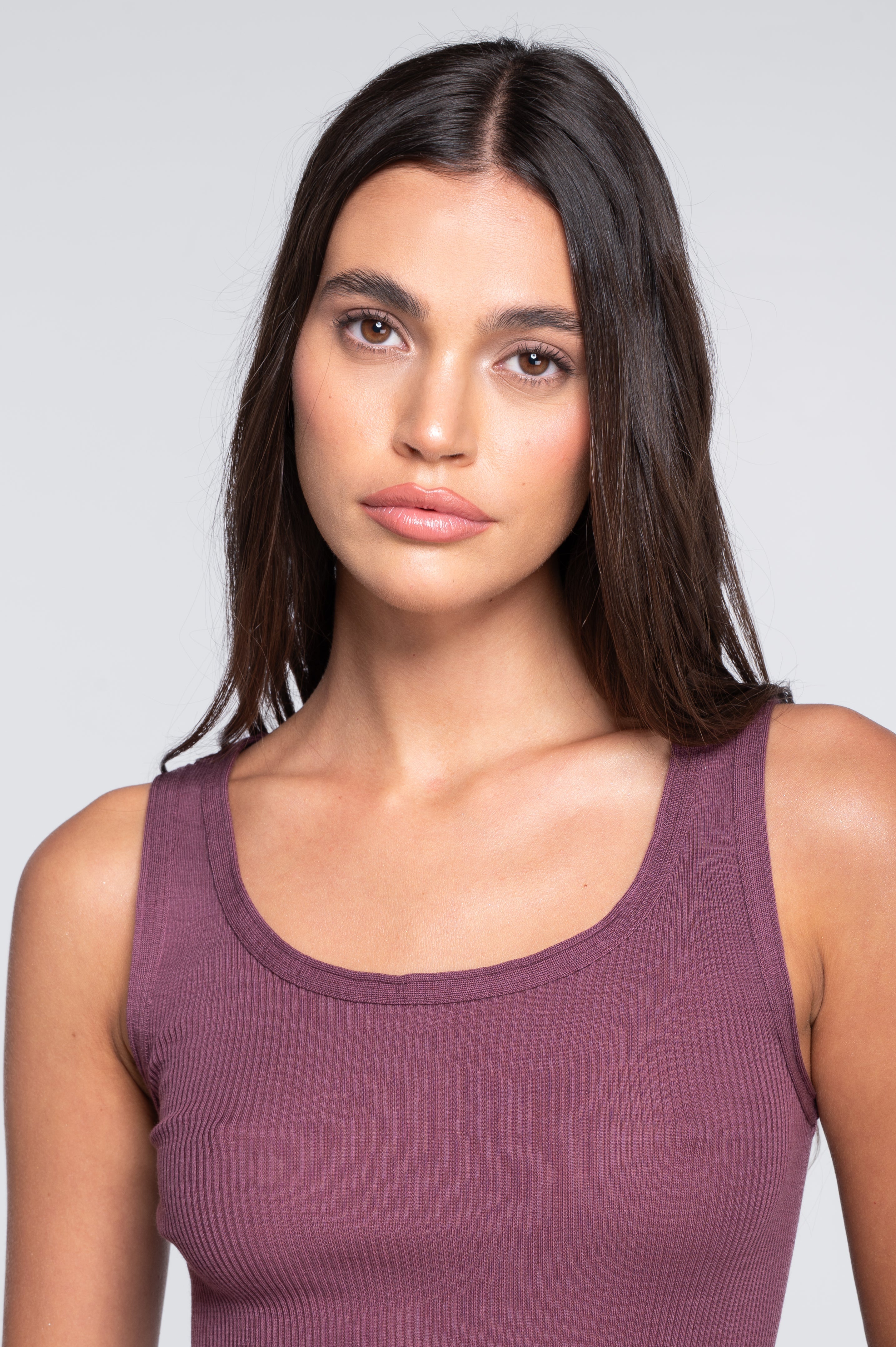 Wool and silk tank top 3442R