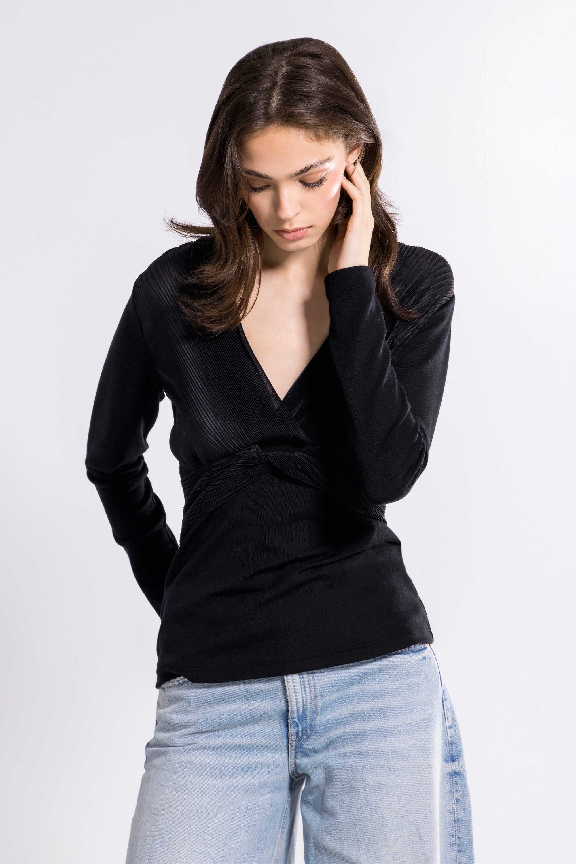 Longsleeves Woman Wool Silk 6875 - Oscalito