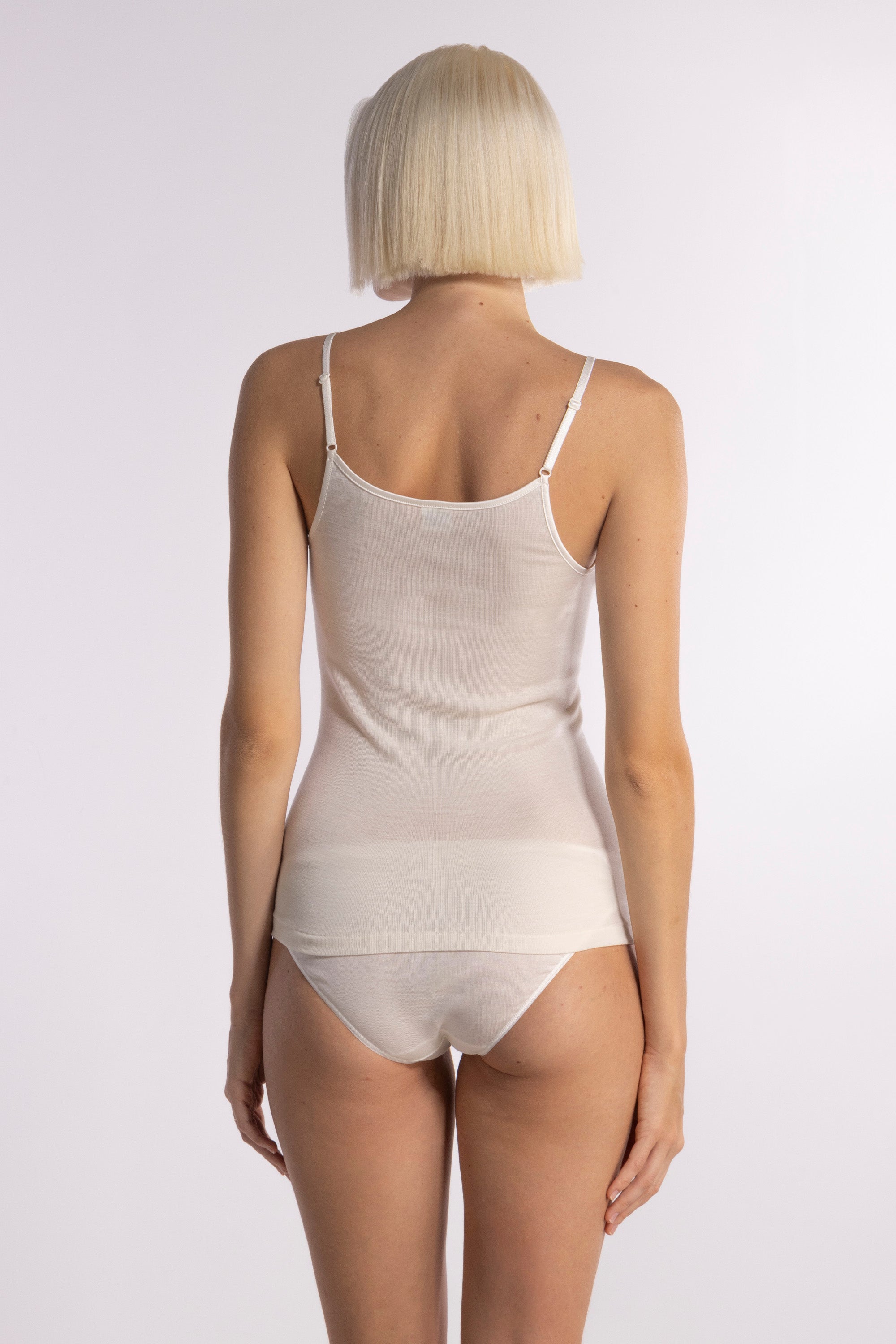 Sleeveless Woman70% Wool , 30% Silk 6935 - Oscalito