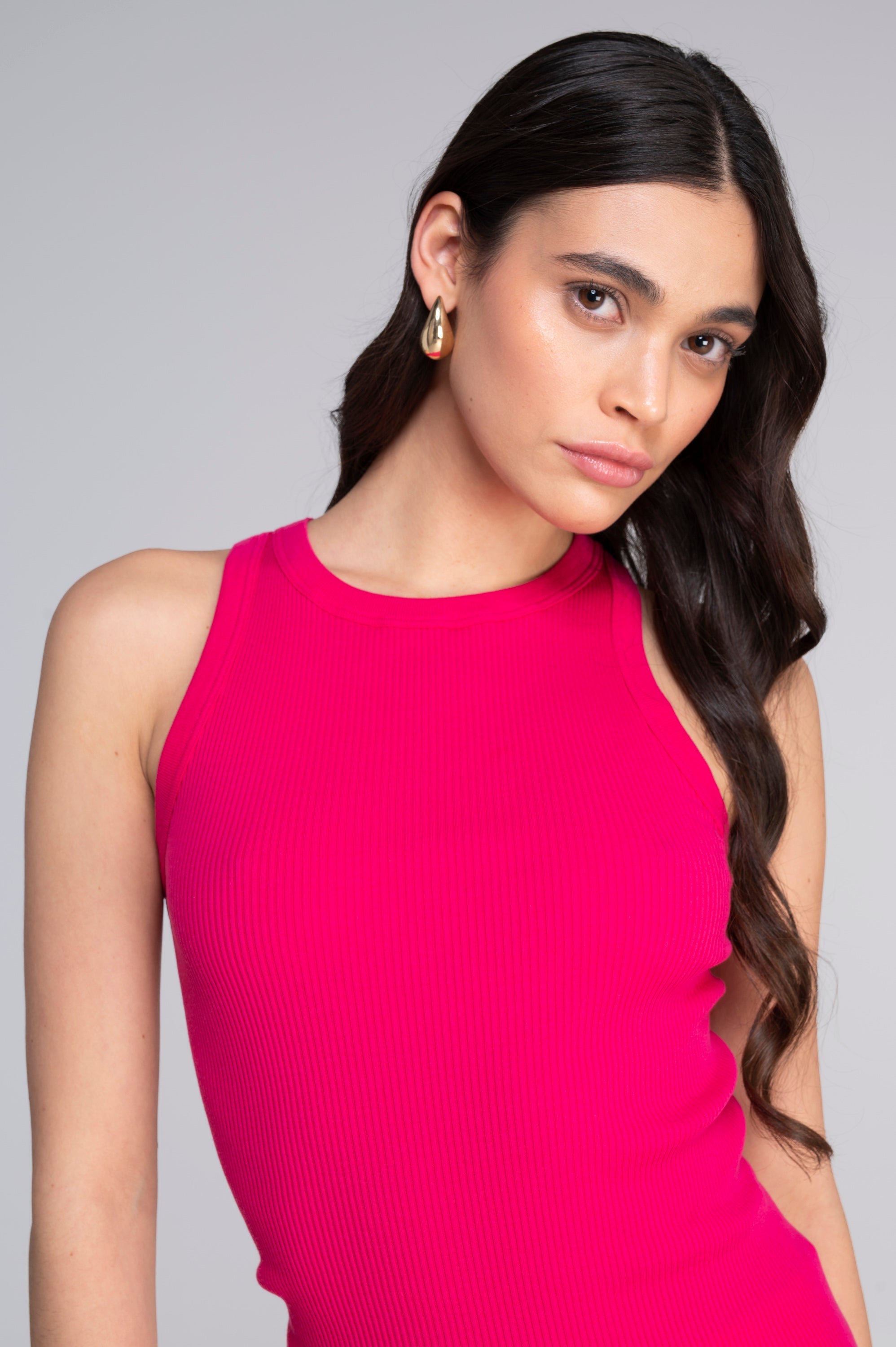 Cotton halterneck top 7165