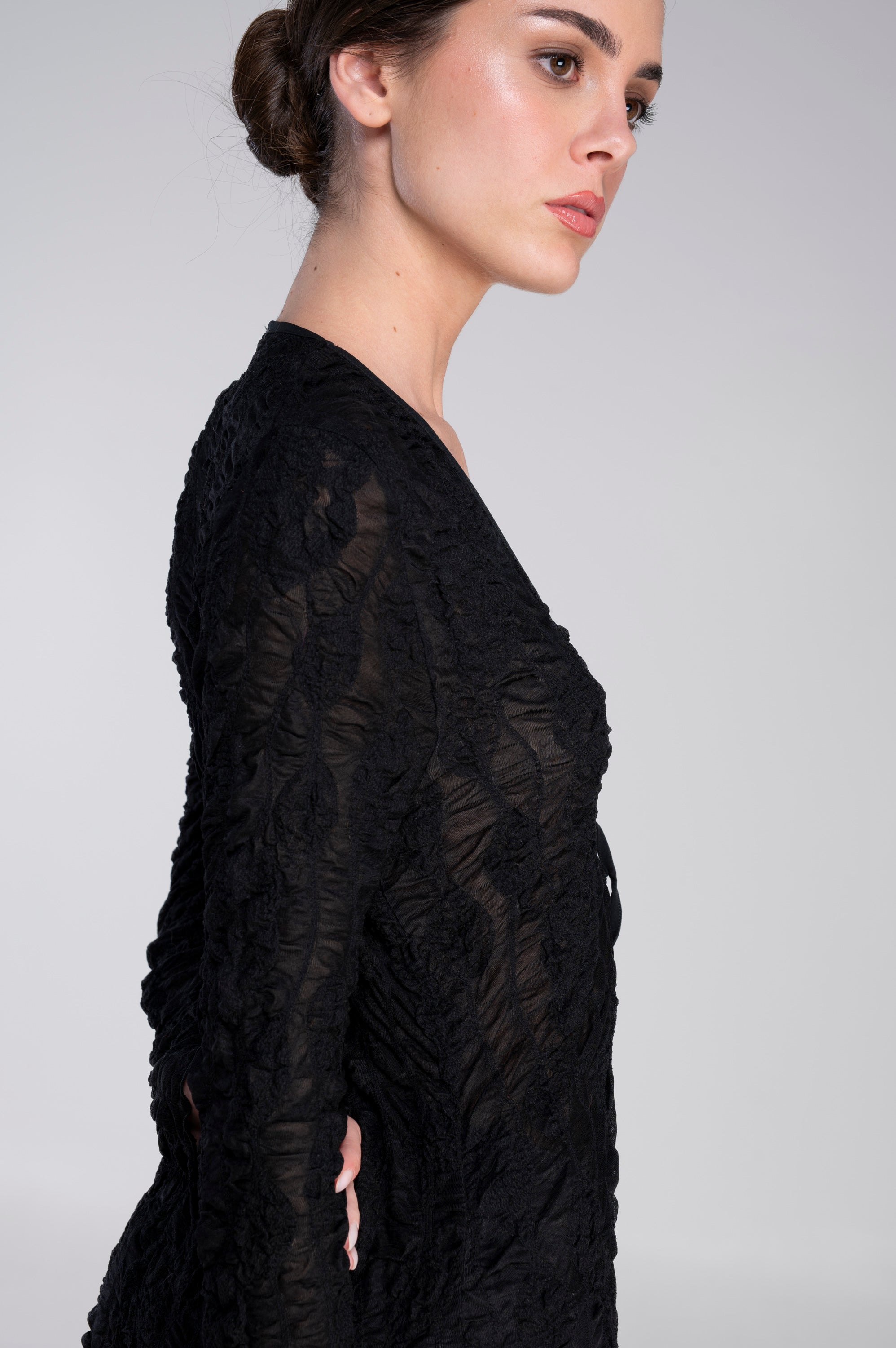 Long sleeves maxi cardigans 7450