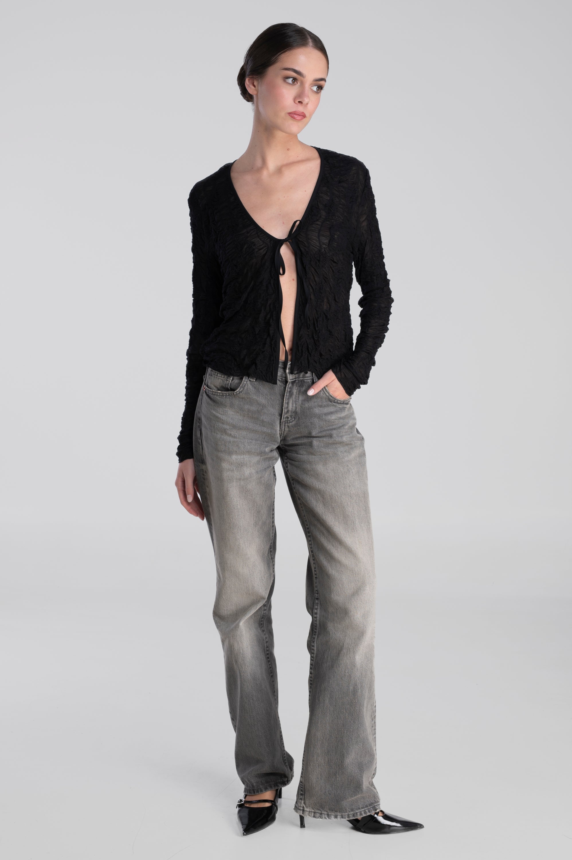 Long sleeves cardigans 7454