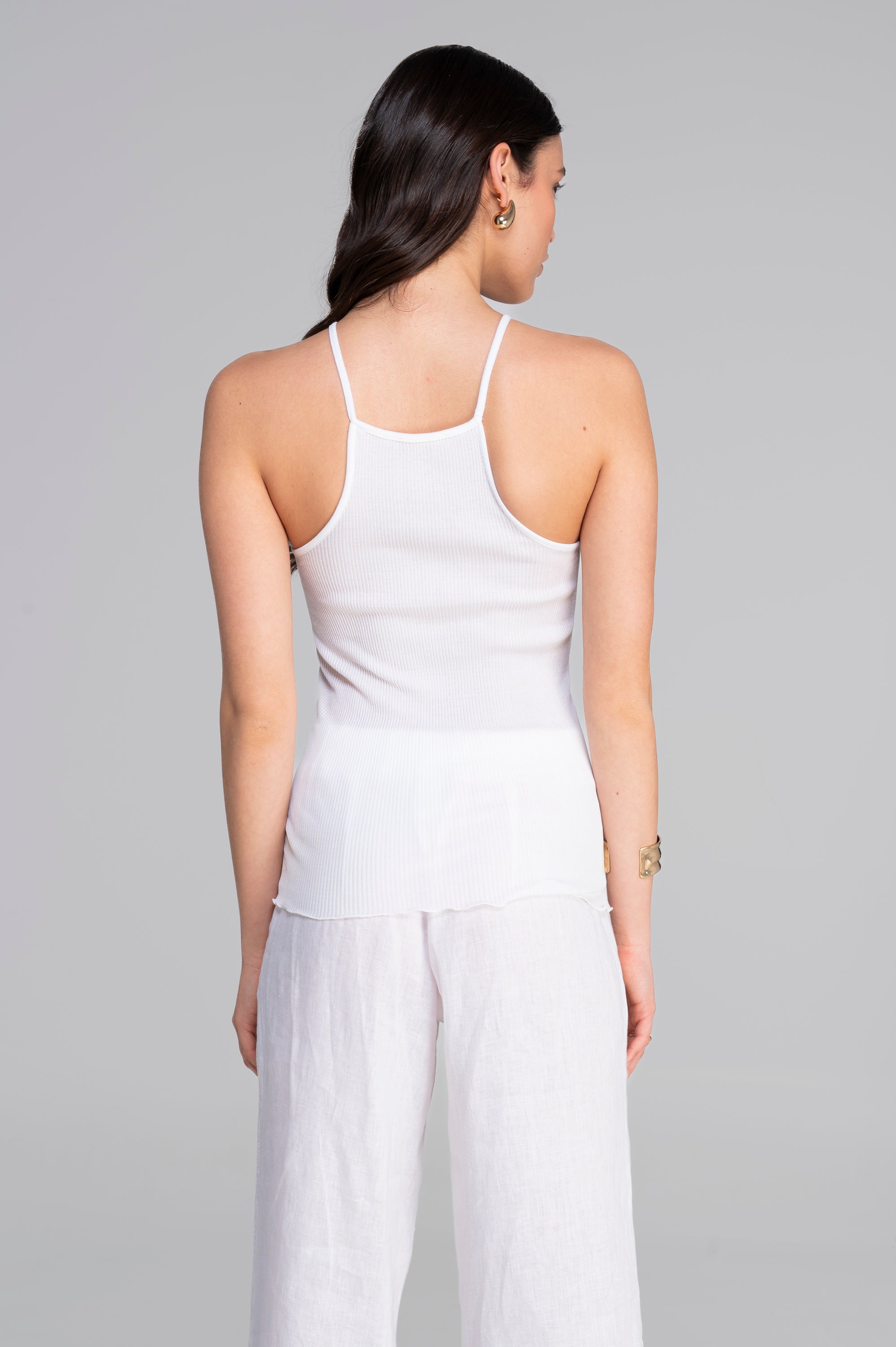 Filoscozia halter neck top with chantilly lace 7525