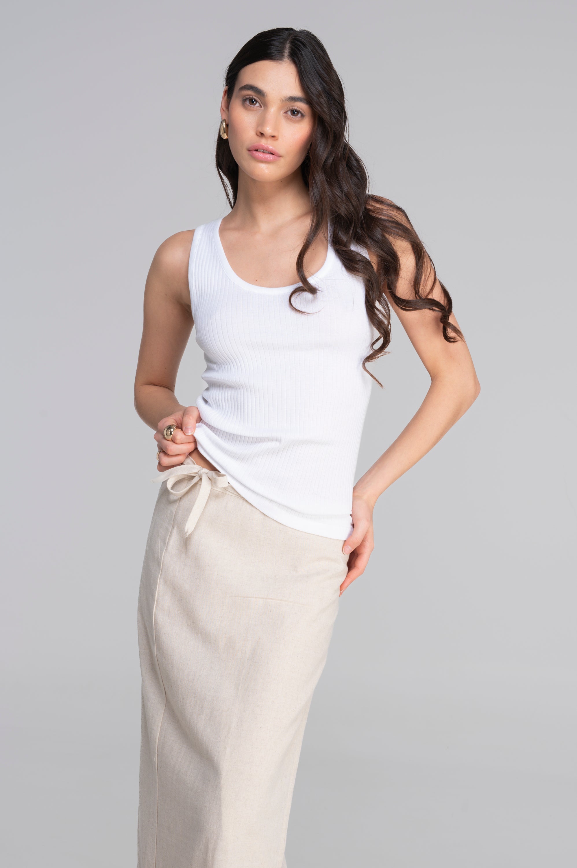 Cotton tank top 7561