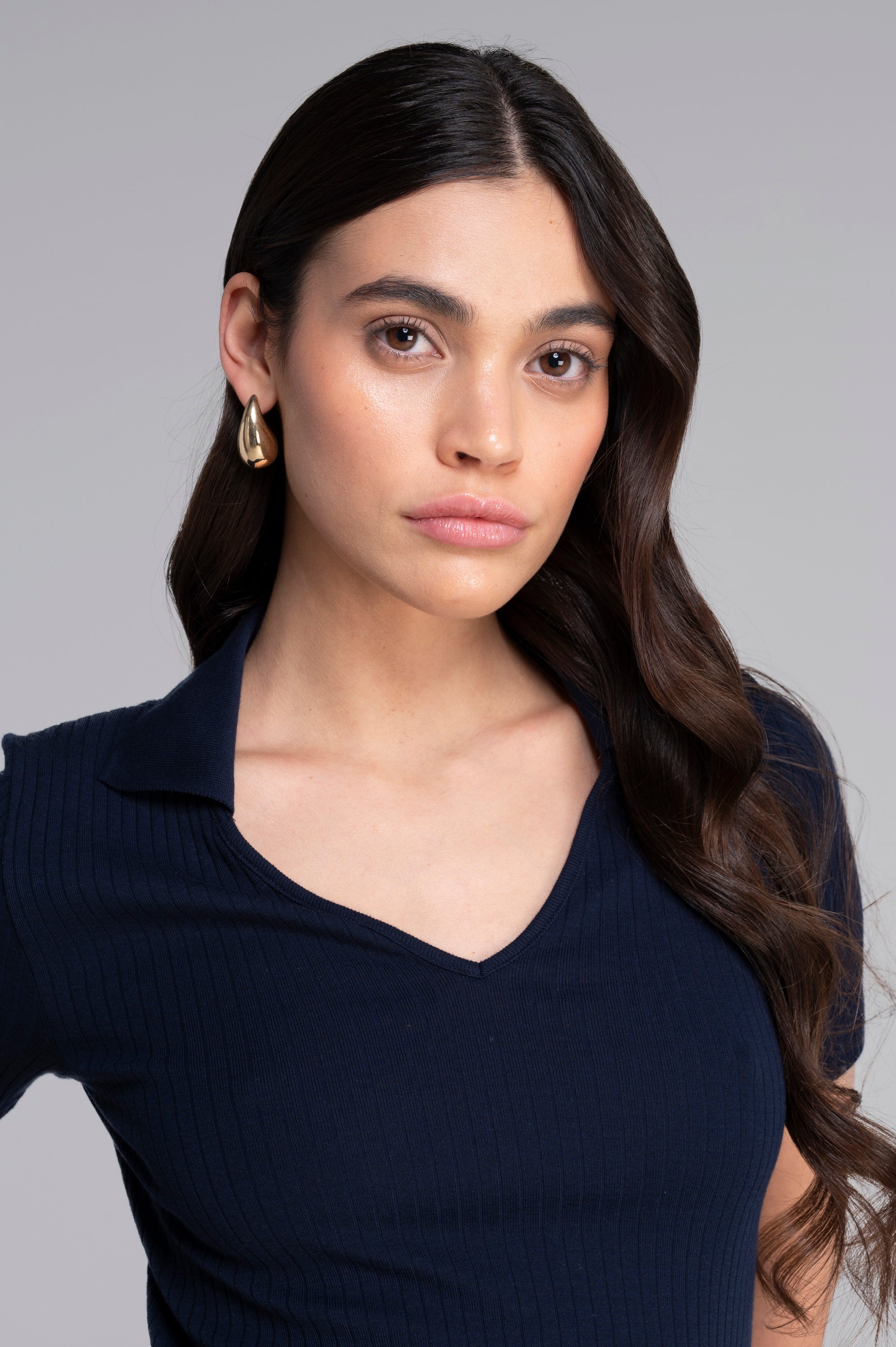 Cotton short sleeves polo shirt 7566