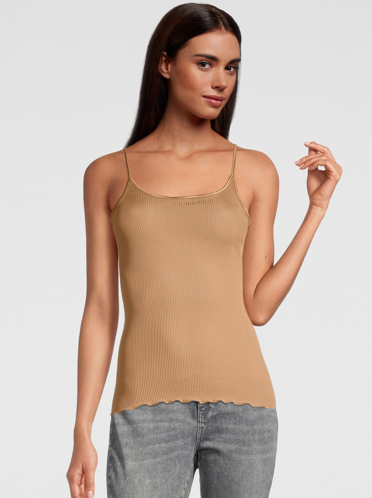 Spaghetti Top pure Silk organza 9450 - Oscalito