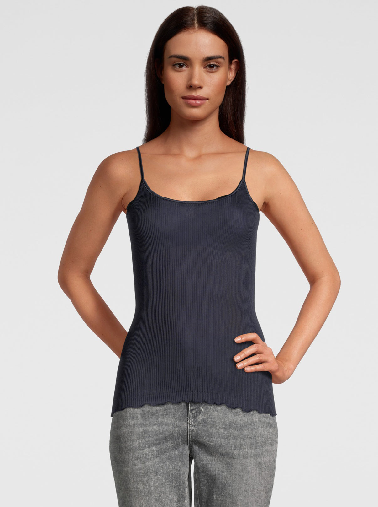 Spaghetti Top pure Silk organza 9450 - Oscalito