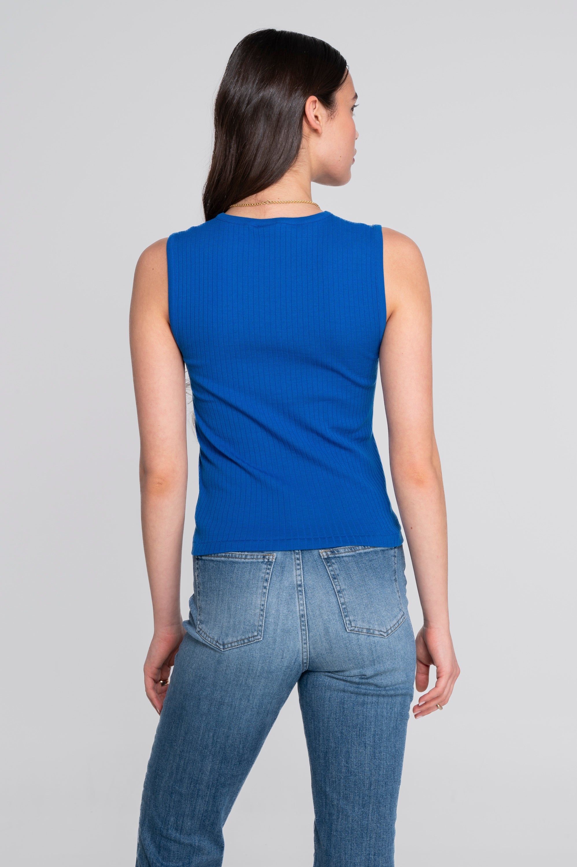 Cotton round neck top 7562