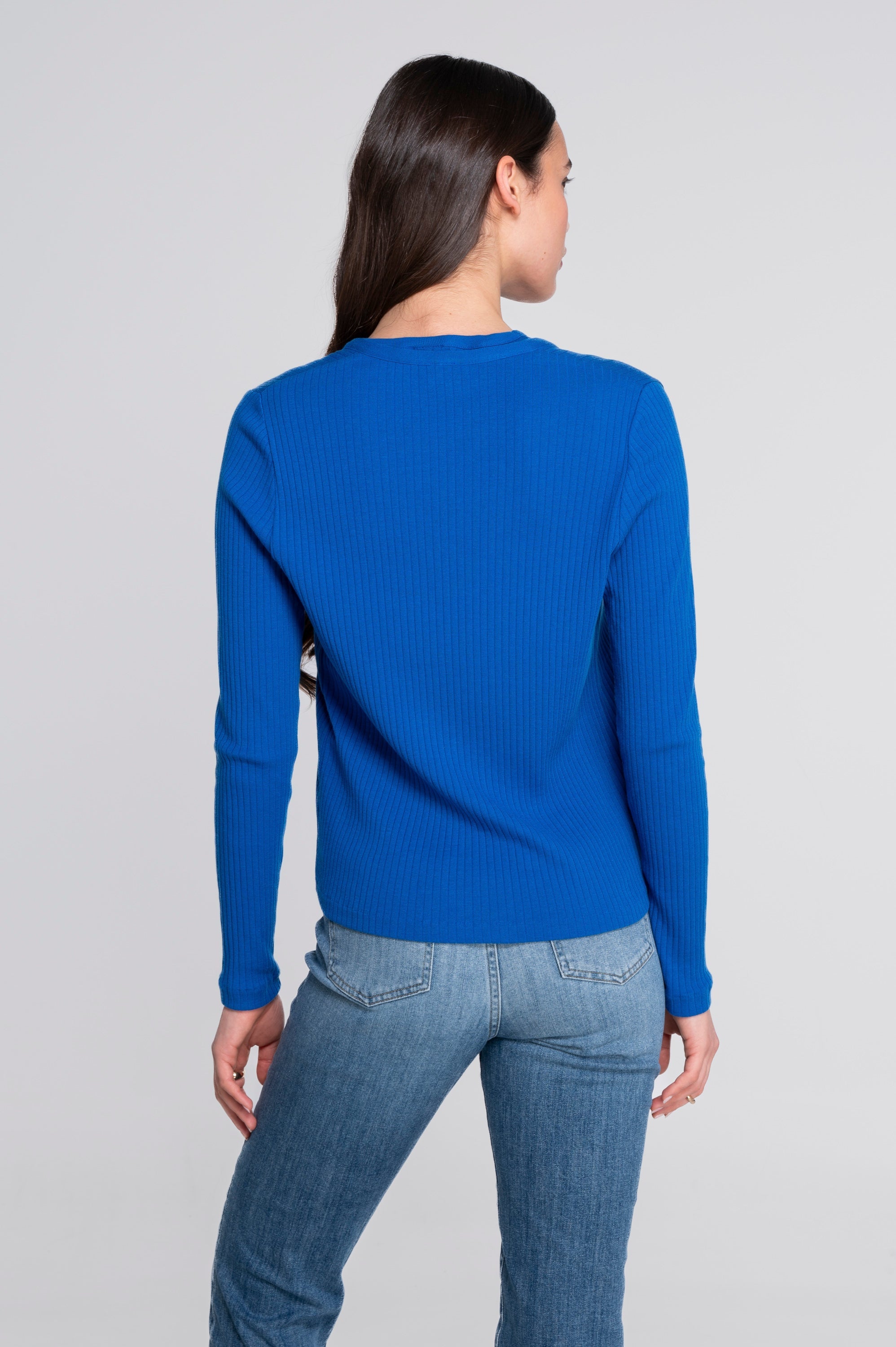 Cotton long sleeves cardigan 7564