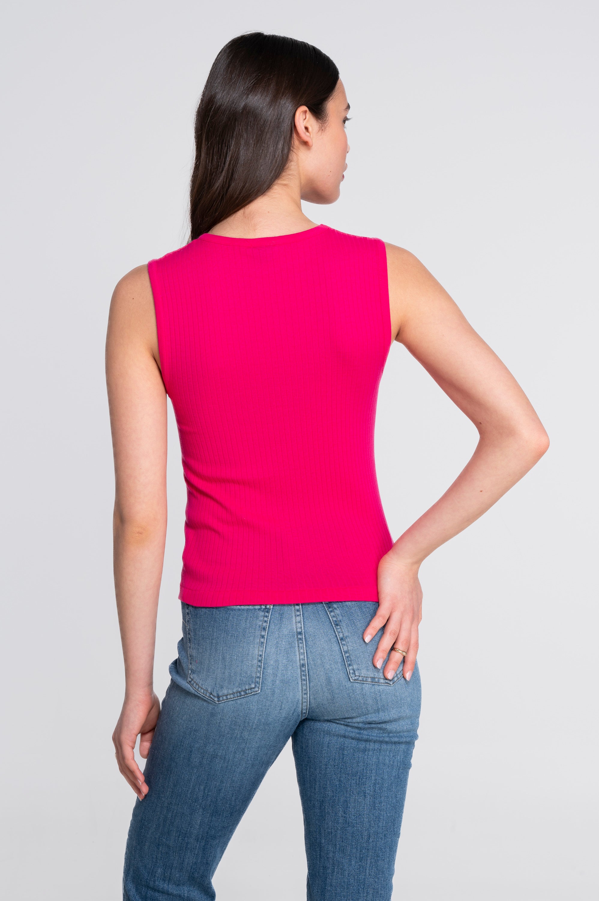 Cotton round neck top 7562