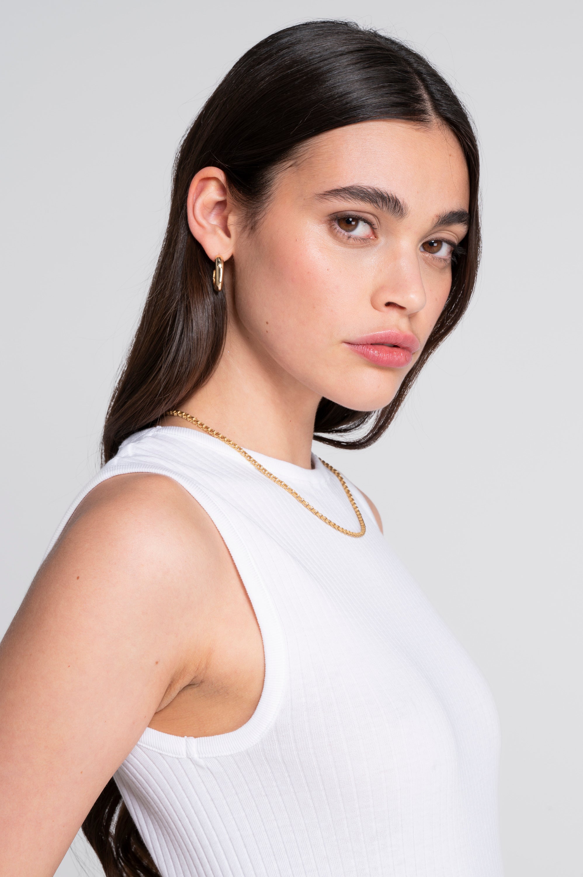 Cotton round neck top 7562