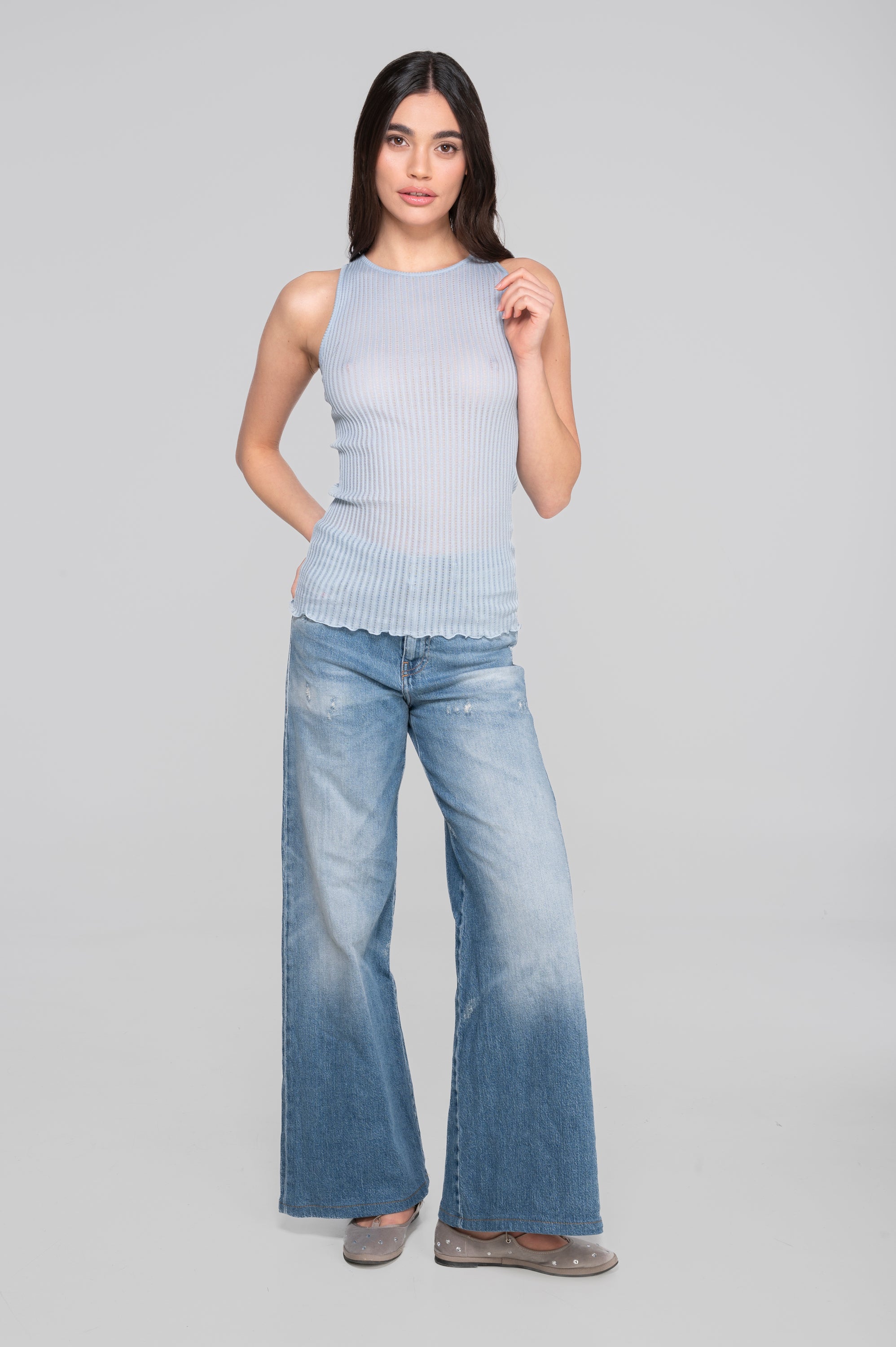 Halter neck top Filoscozia 3119