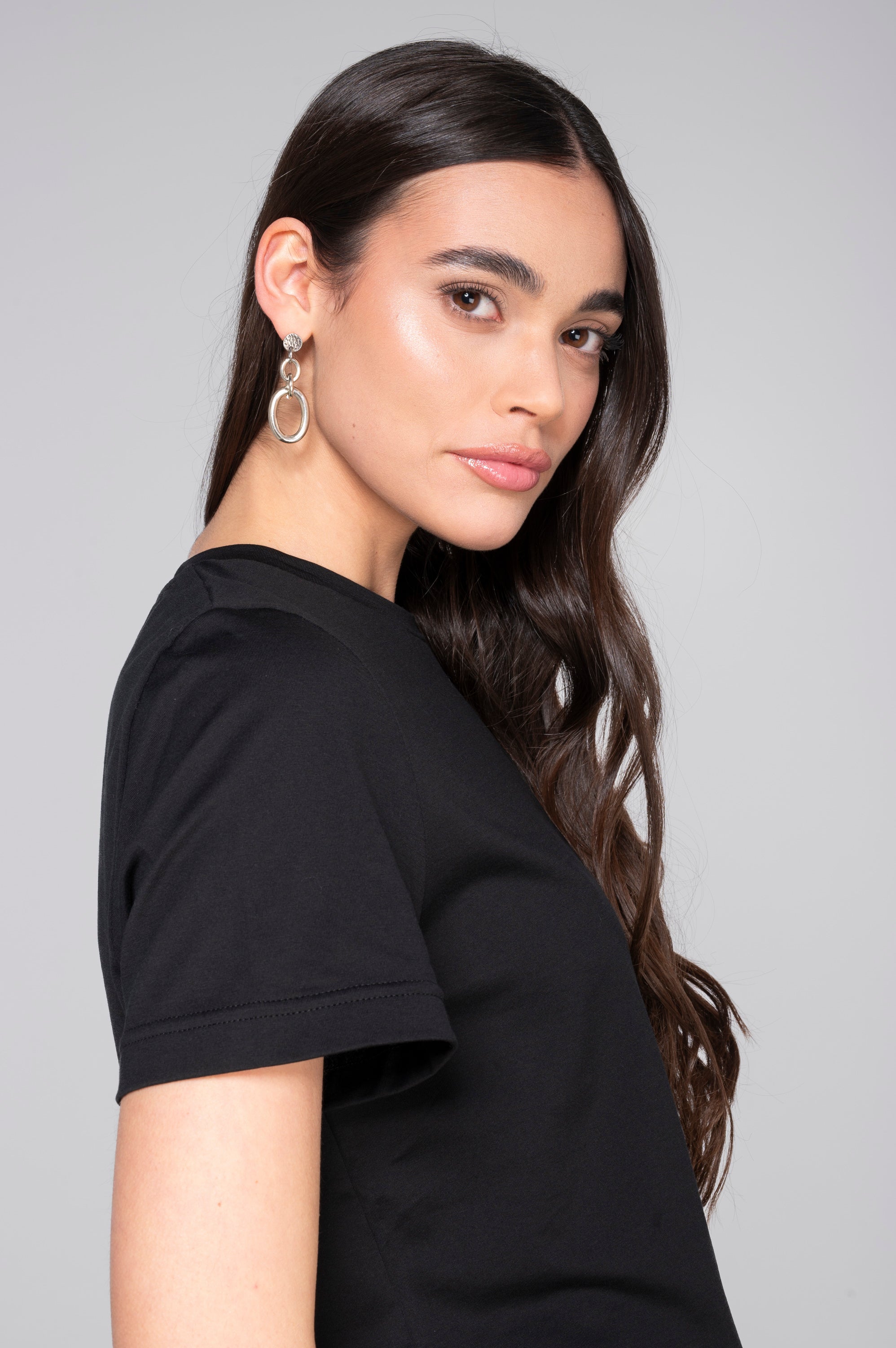 Round neck T-shirt in jersey cotton 409