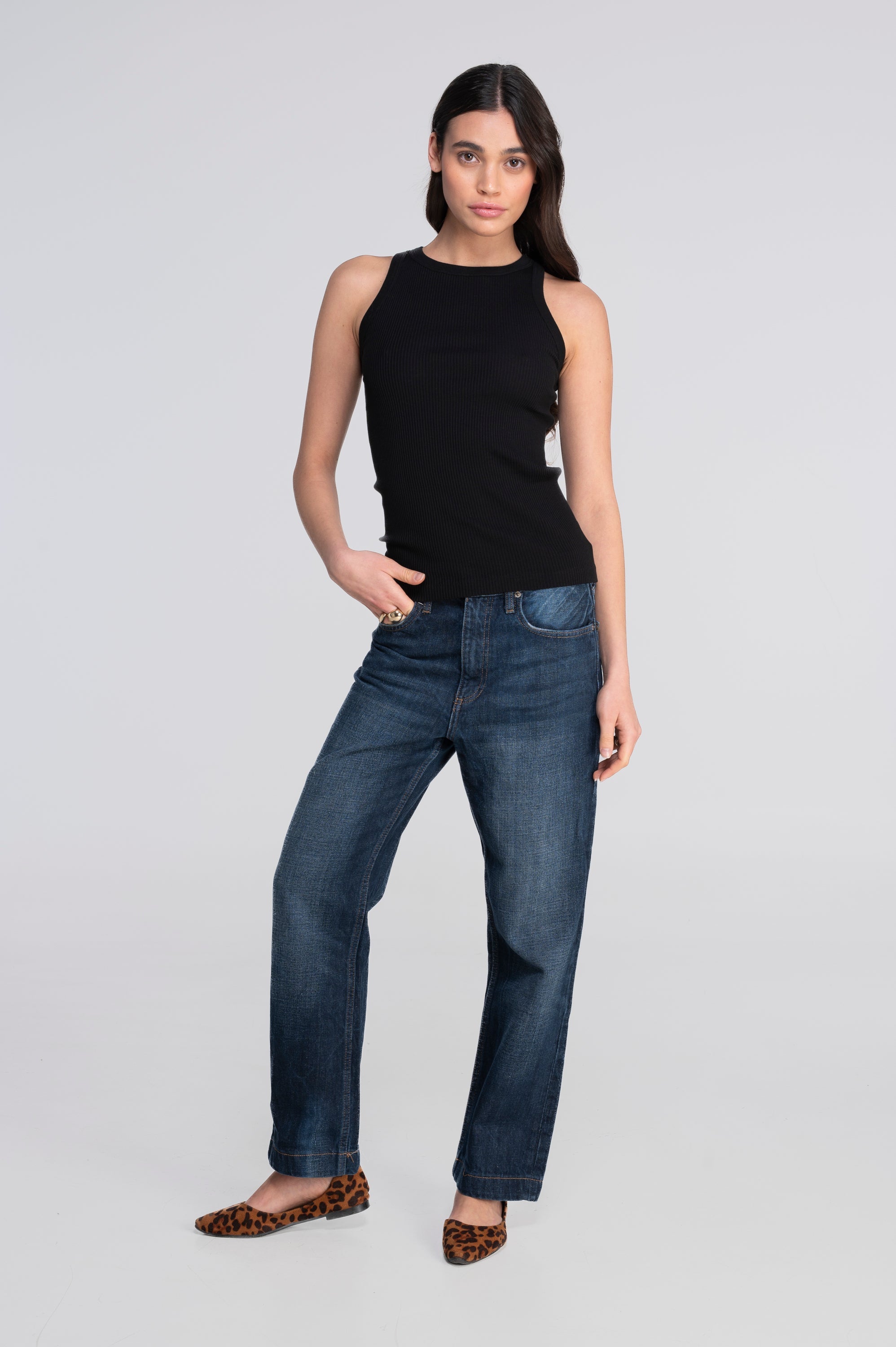 Cotton halterneck top 7165
