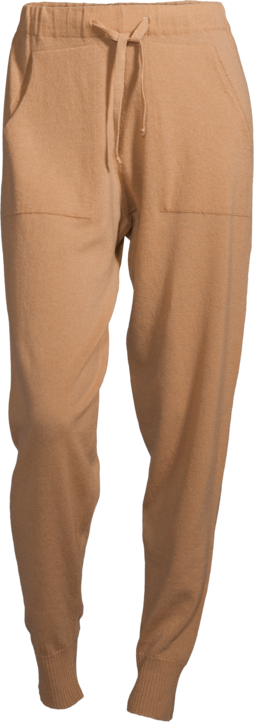 woman cashmere pants camel