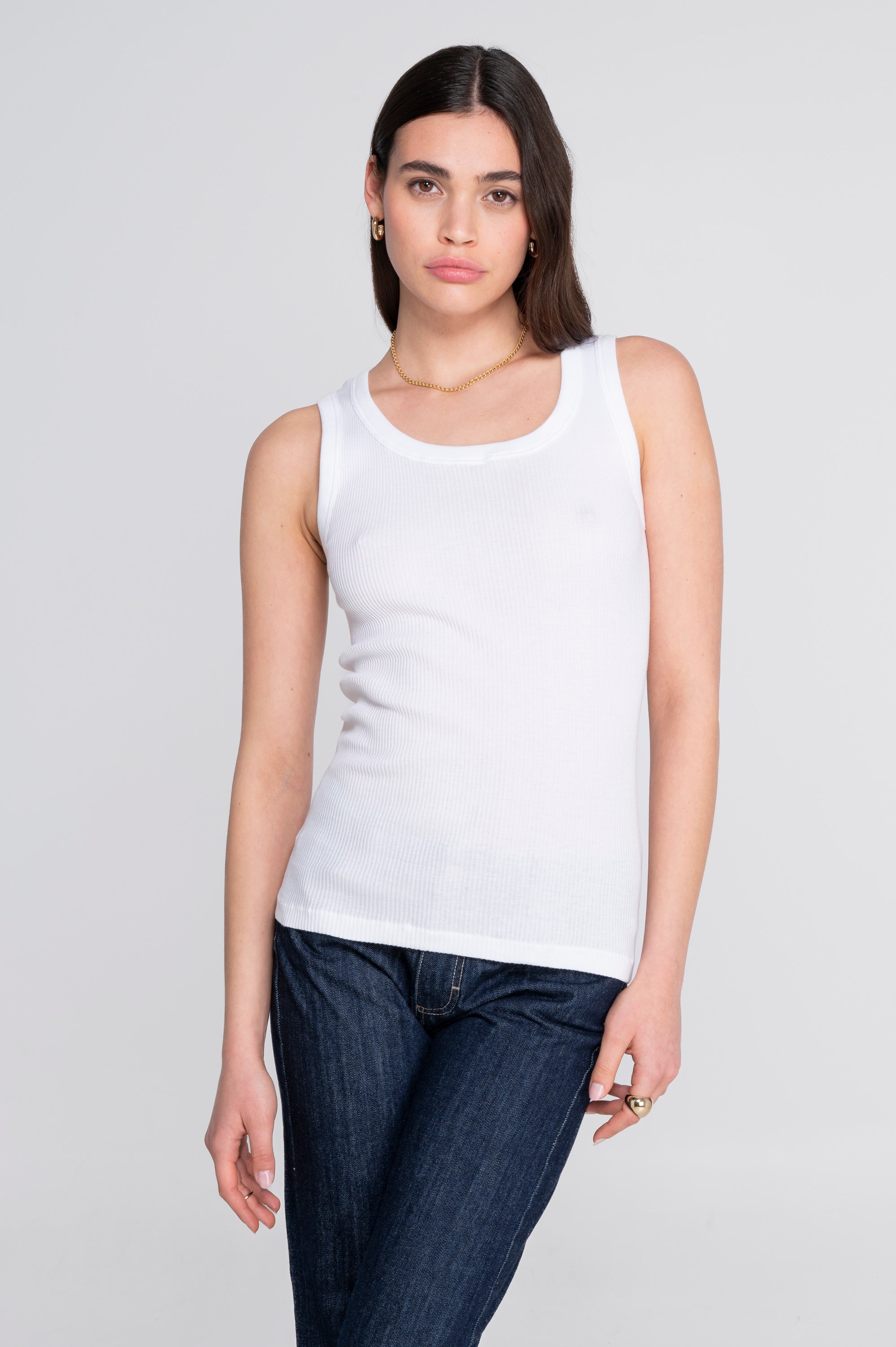 Cotton tank top 7166