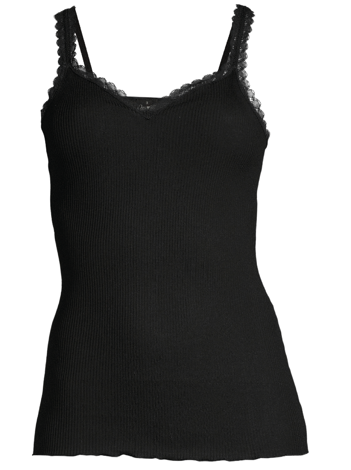 Filoscozia Spaghetti Top with Leavers Lace 3170 - Oscalito