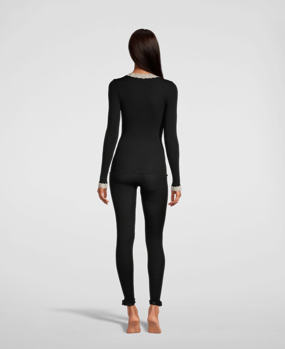 Tubular Leggings with lace 3419 - Oscalito