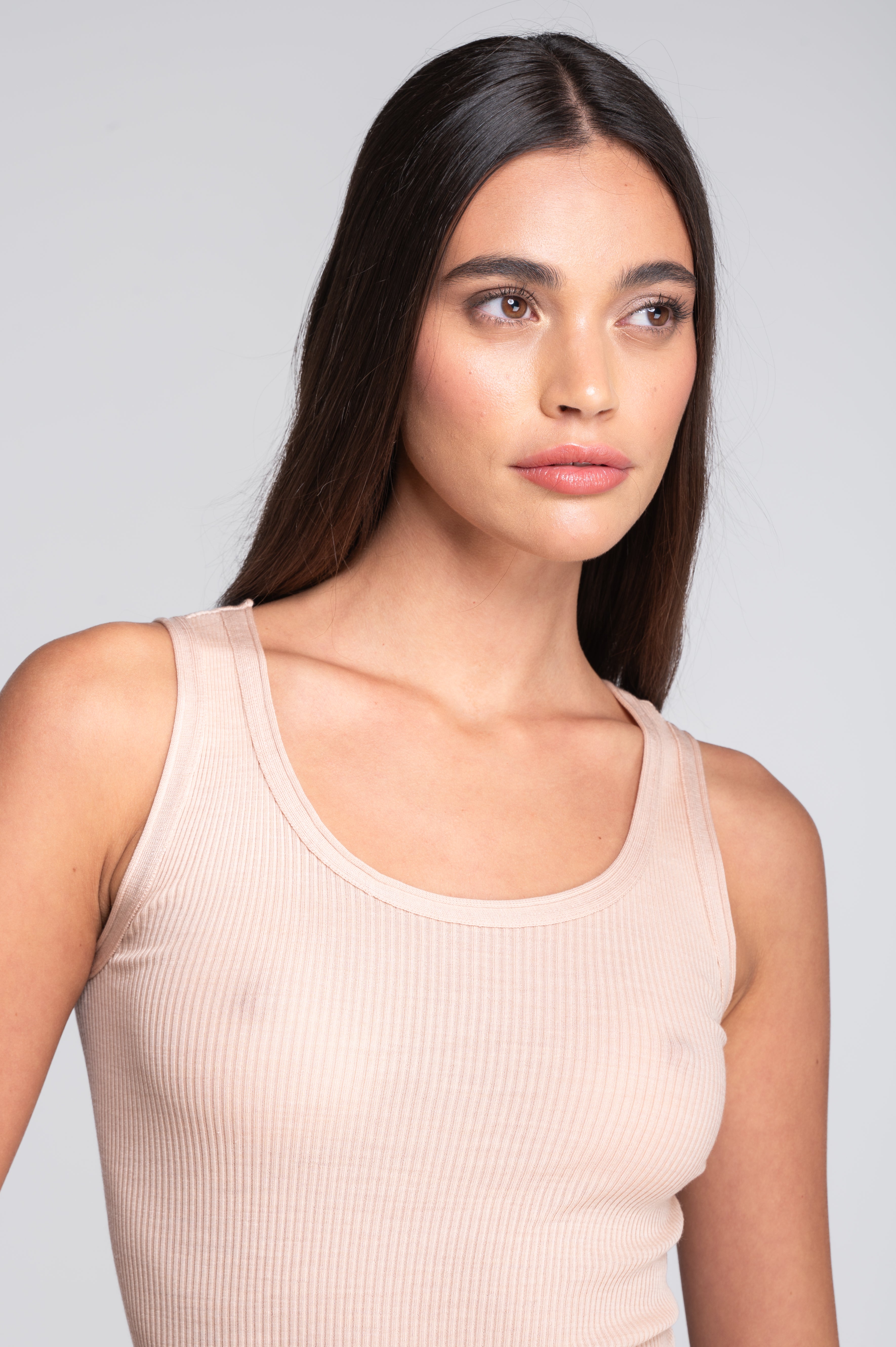 Wool and silk tank top 3442R