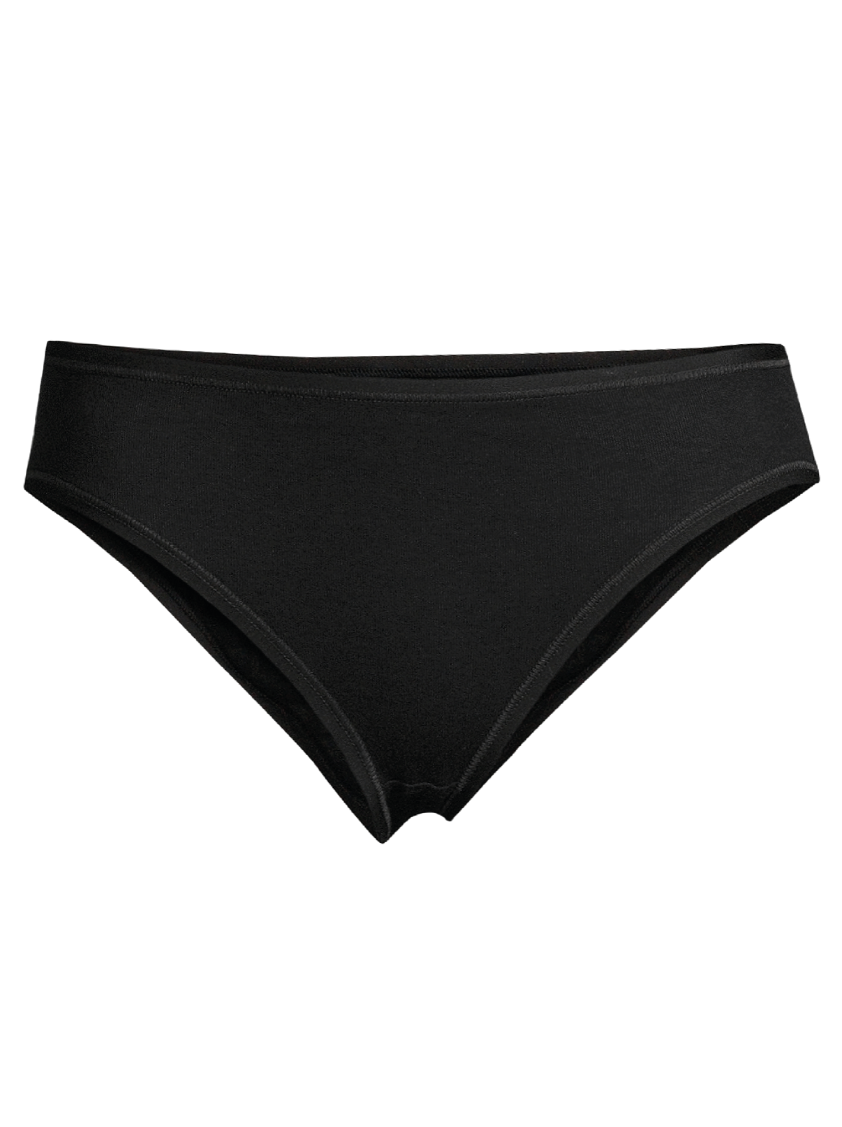 Black cotton brief