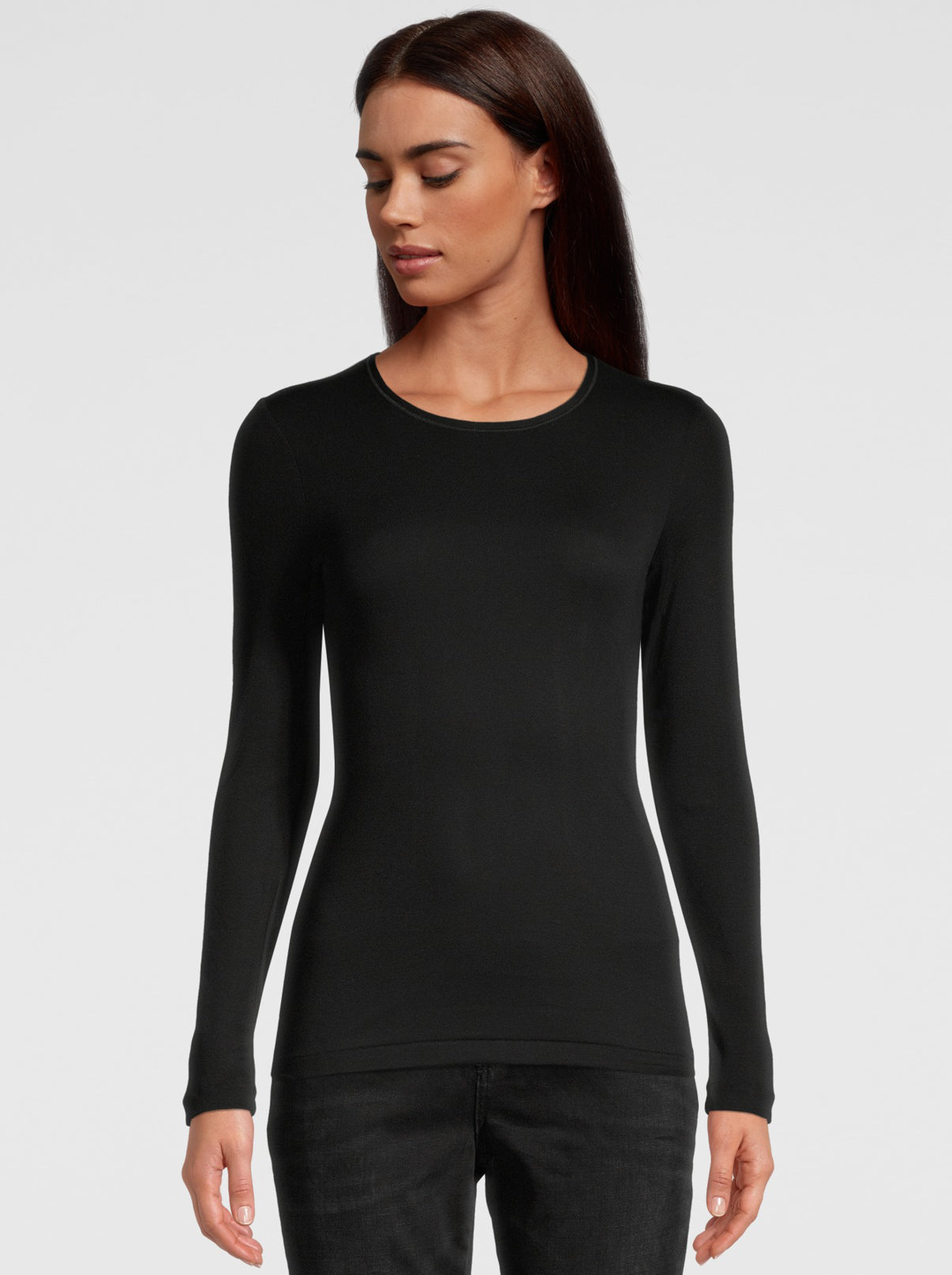 Back Woman Black Cotton Shirt