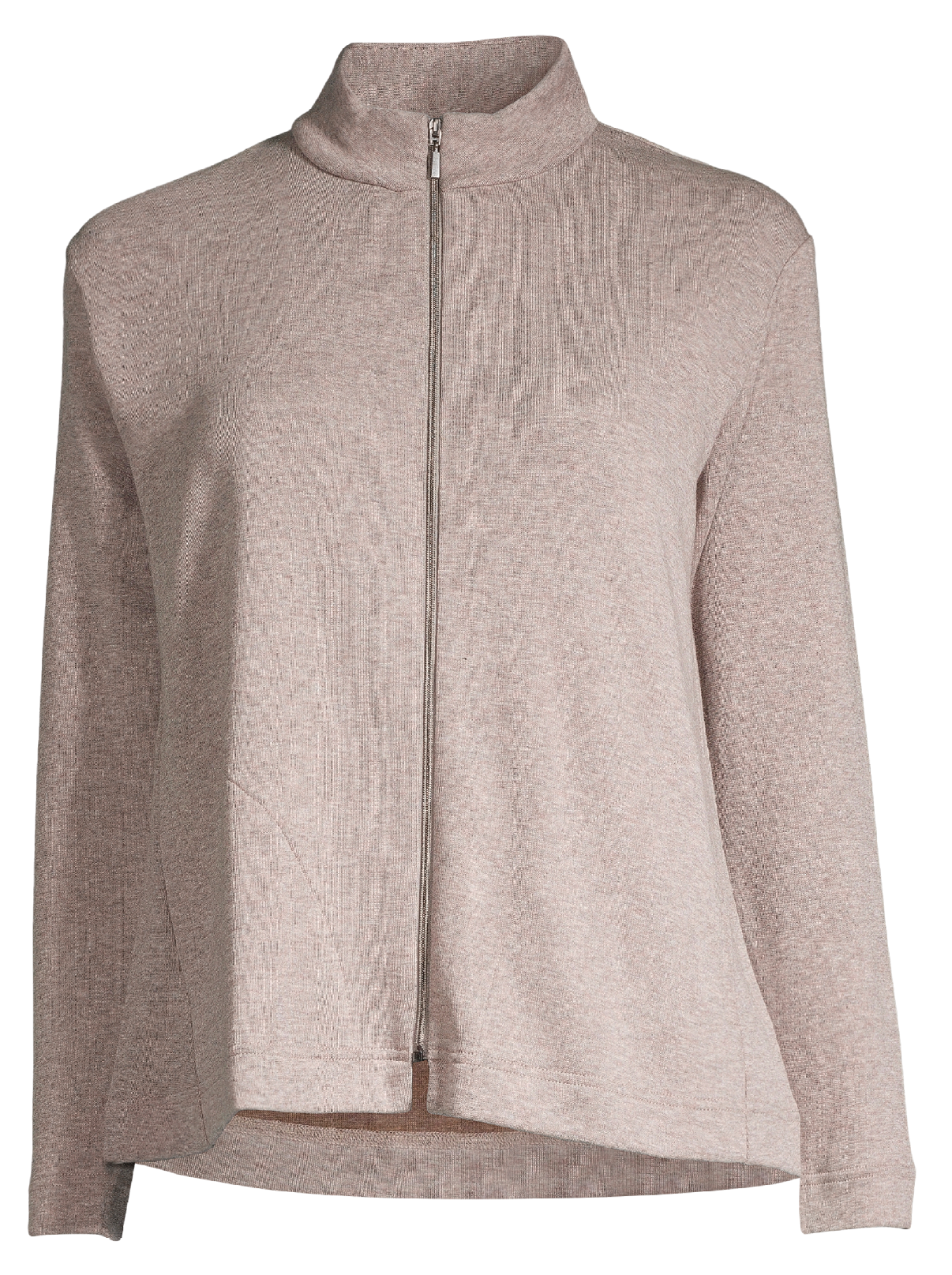 Jumper with zip in pure Makò Cotton 5901 - Oscalito