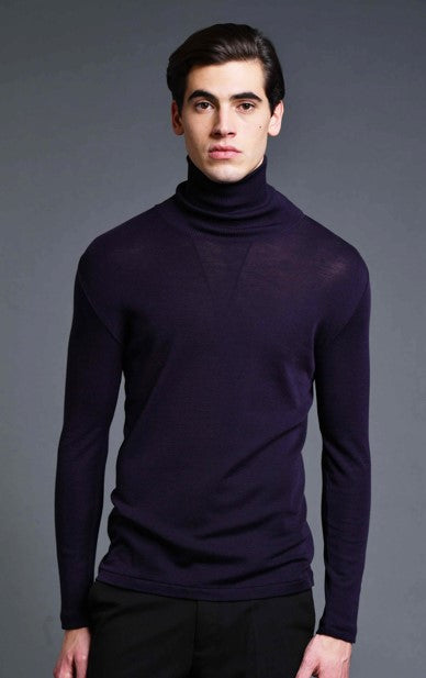 Turtleneck in Wool and Silk 629 - Oscalito