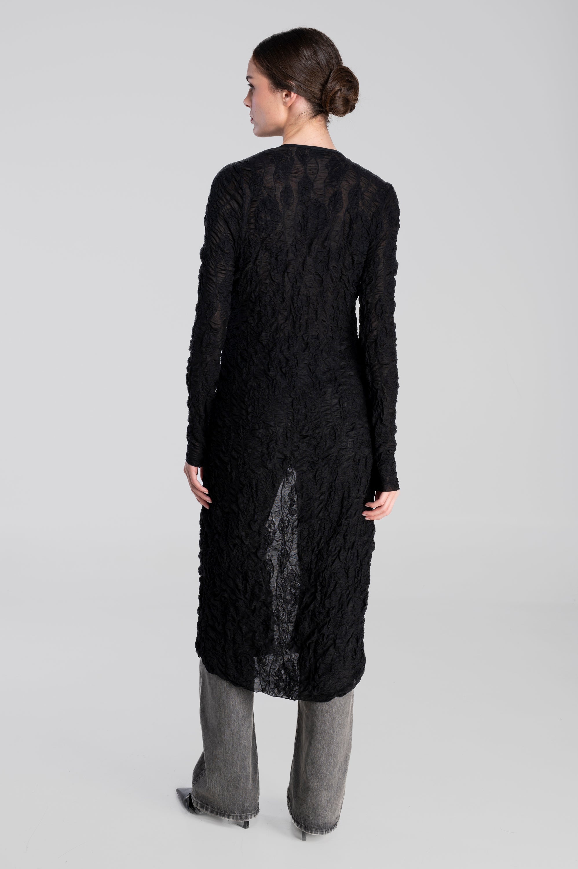 Long sleeves maxi cardigans 7450