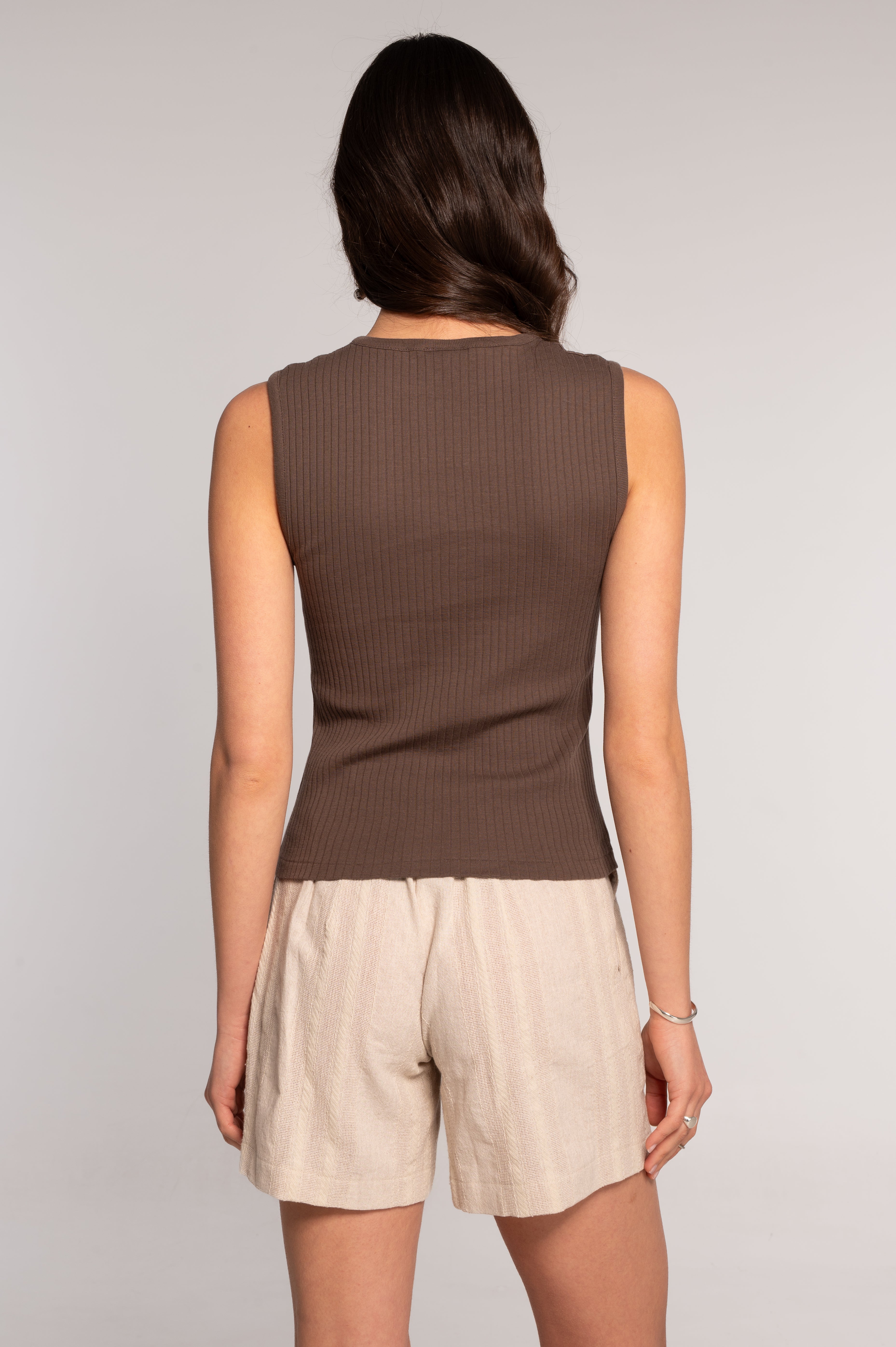 Cotton round neck top 7562