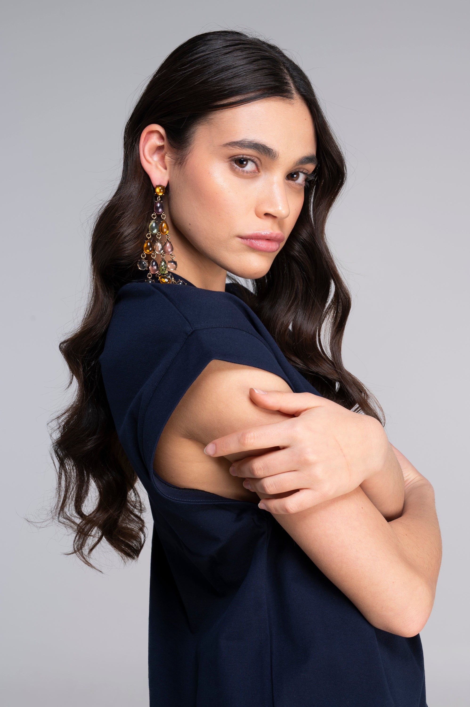 T-shirt with kimono sleeves in heavyweigh jersey cotton 7570