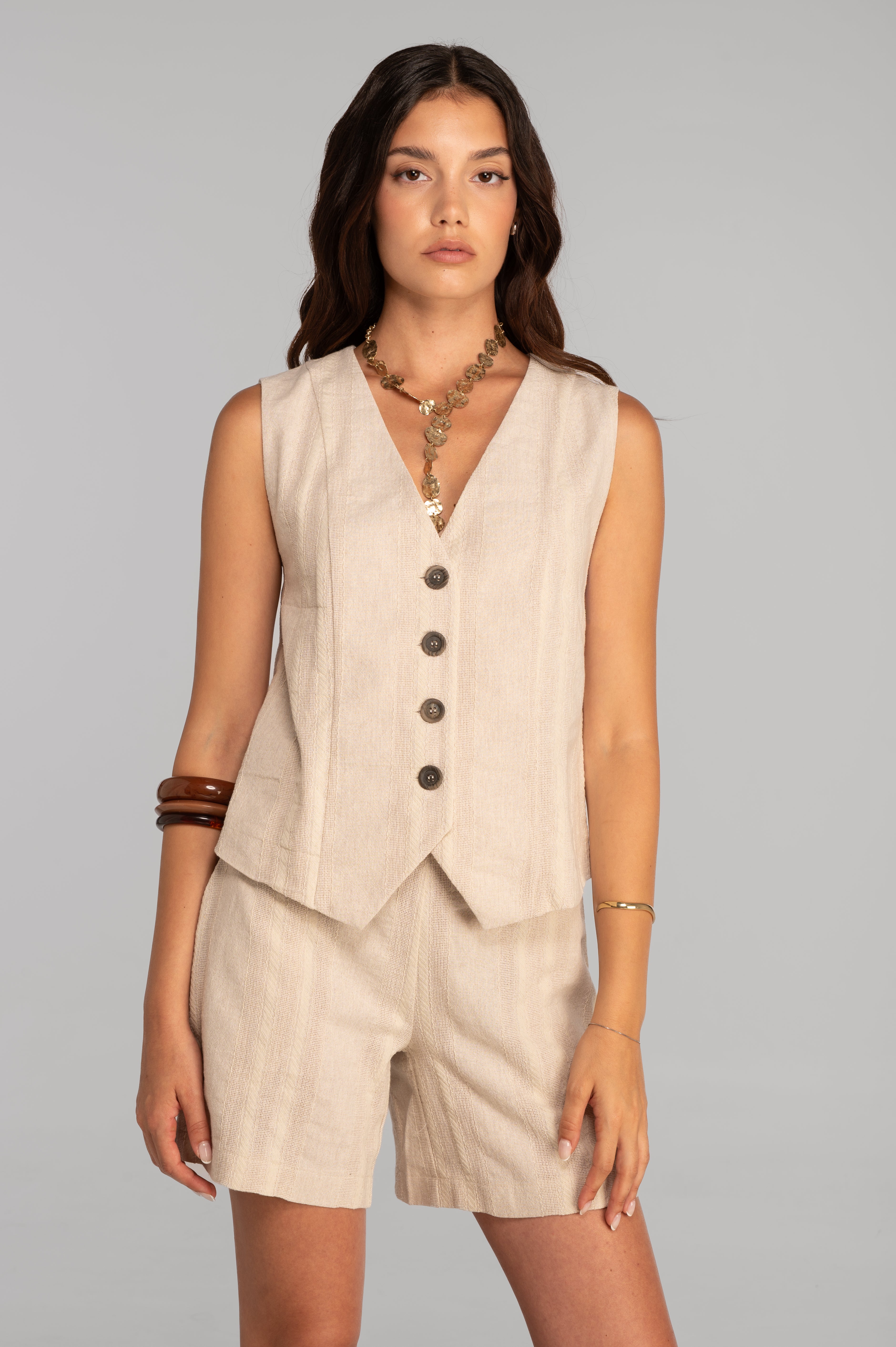 Vest cotton Woman 7735