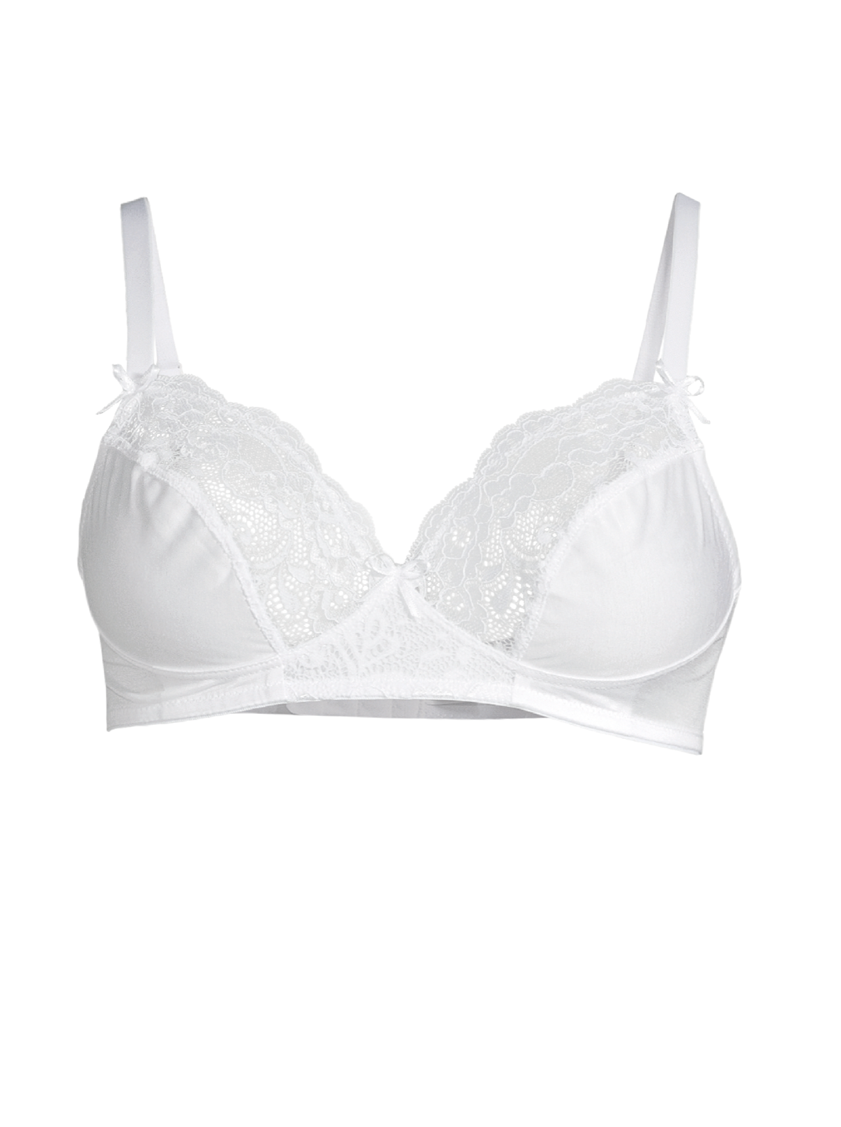 White Balconette Bra