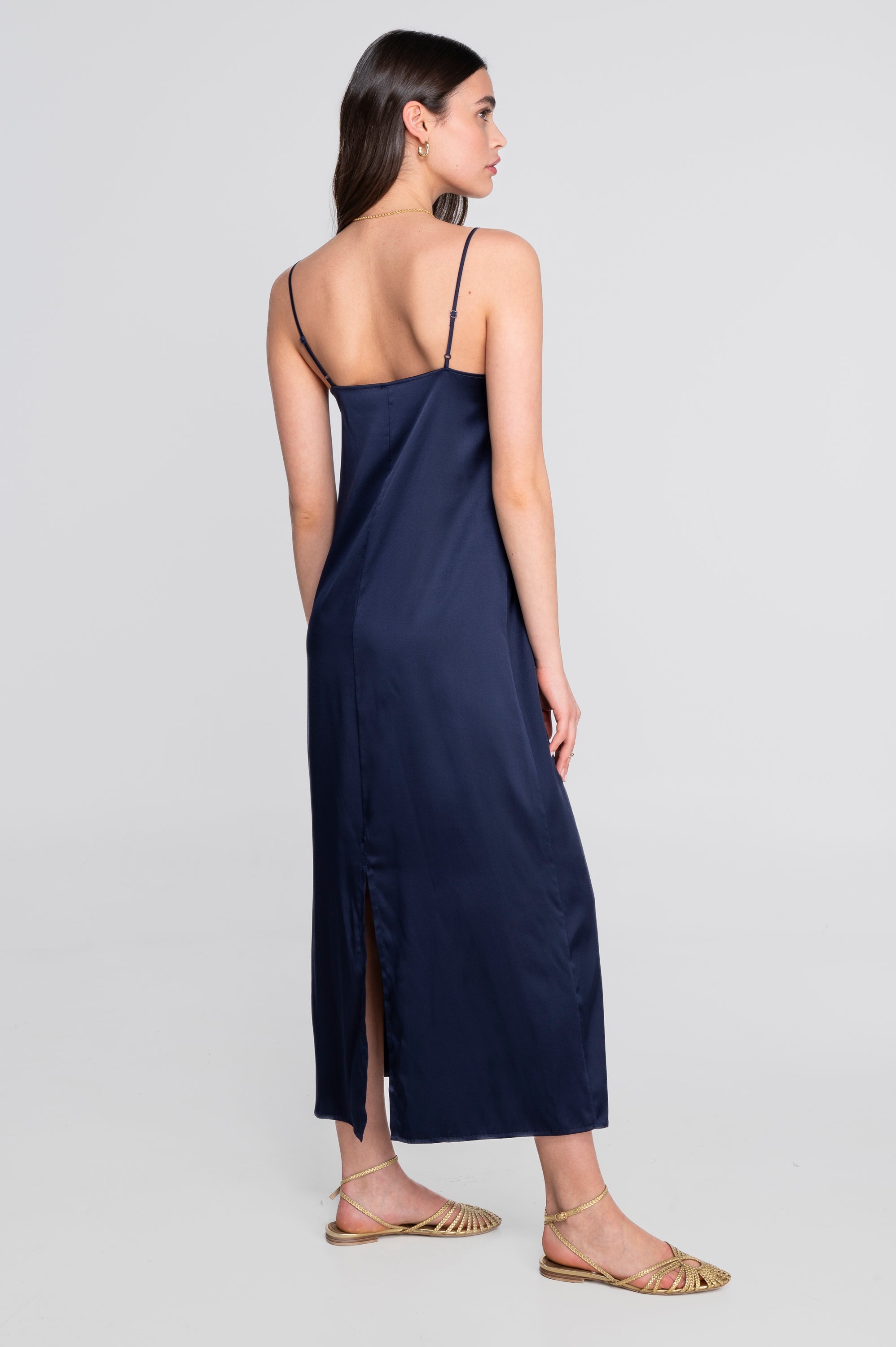 Long Slip in Stretch Silk 10311
