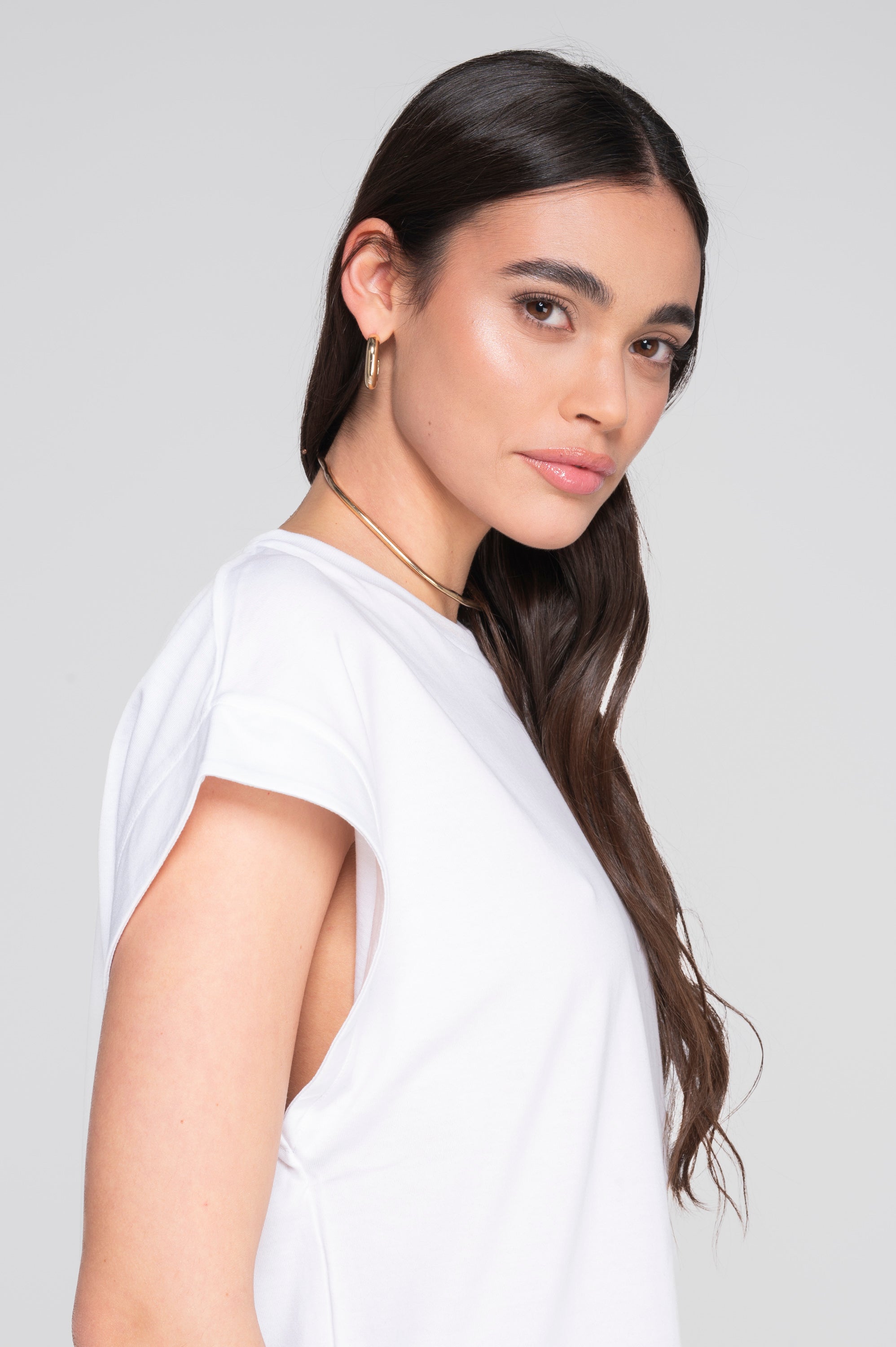 T-shirt with kimono sleeves in heavyweigh jersey cotton 7570