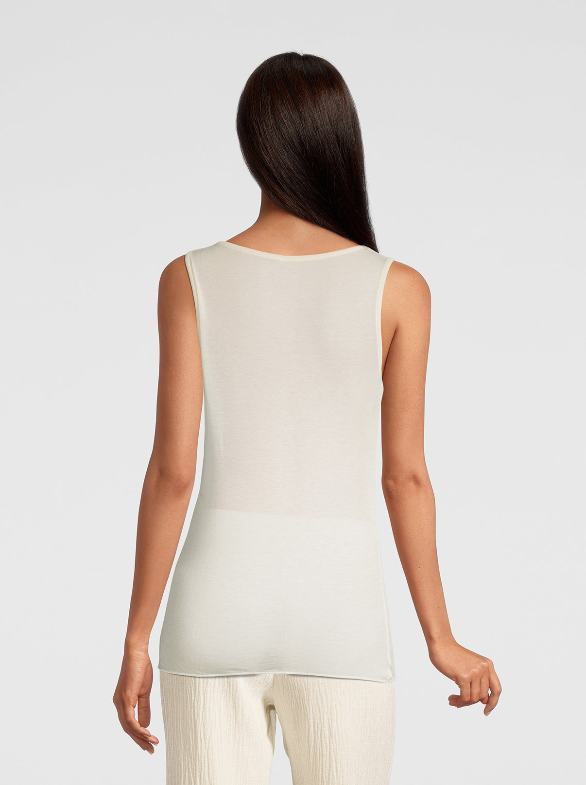 Ultralight Tank top in Modal and Cashmere 1480 - Oscalito