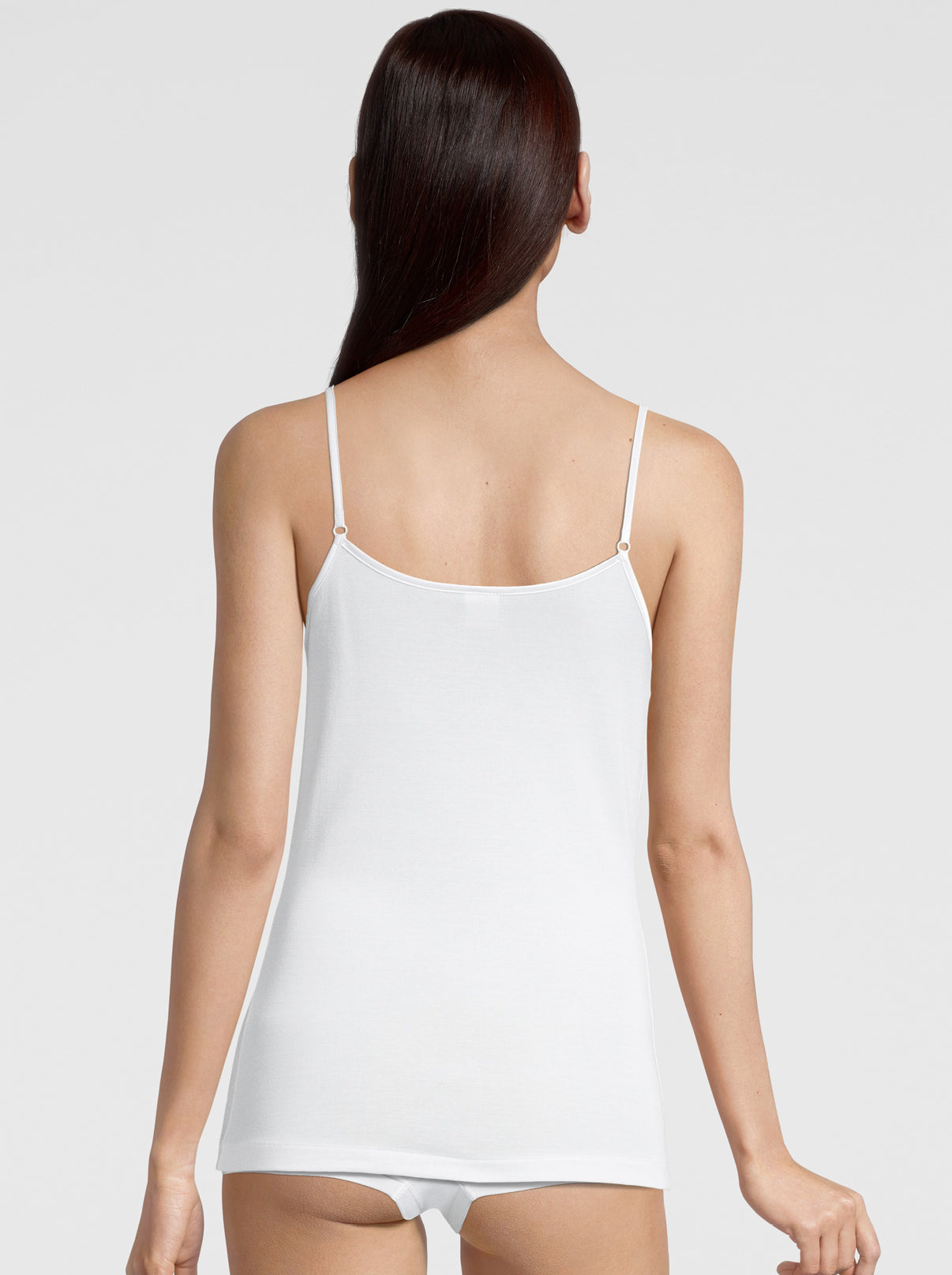 Filoscozia Spaghetti Top with Satin Edging 16124 - Oscalito