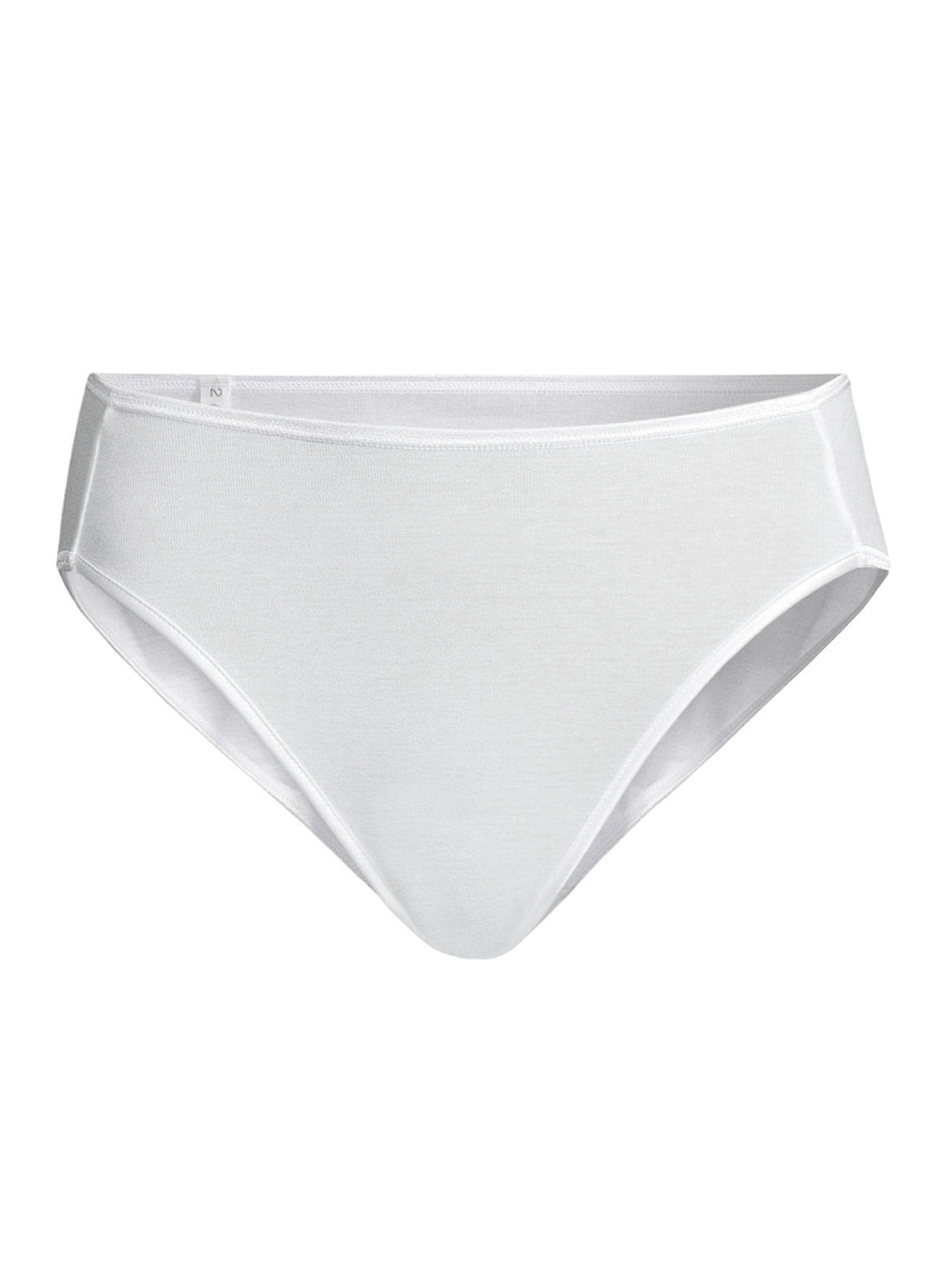 White Woman Midi Brief