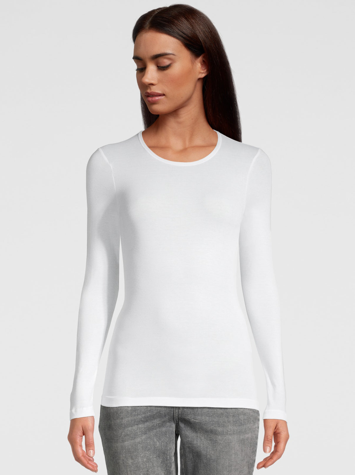 Front Woman White Cotton Shirt