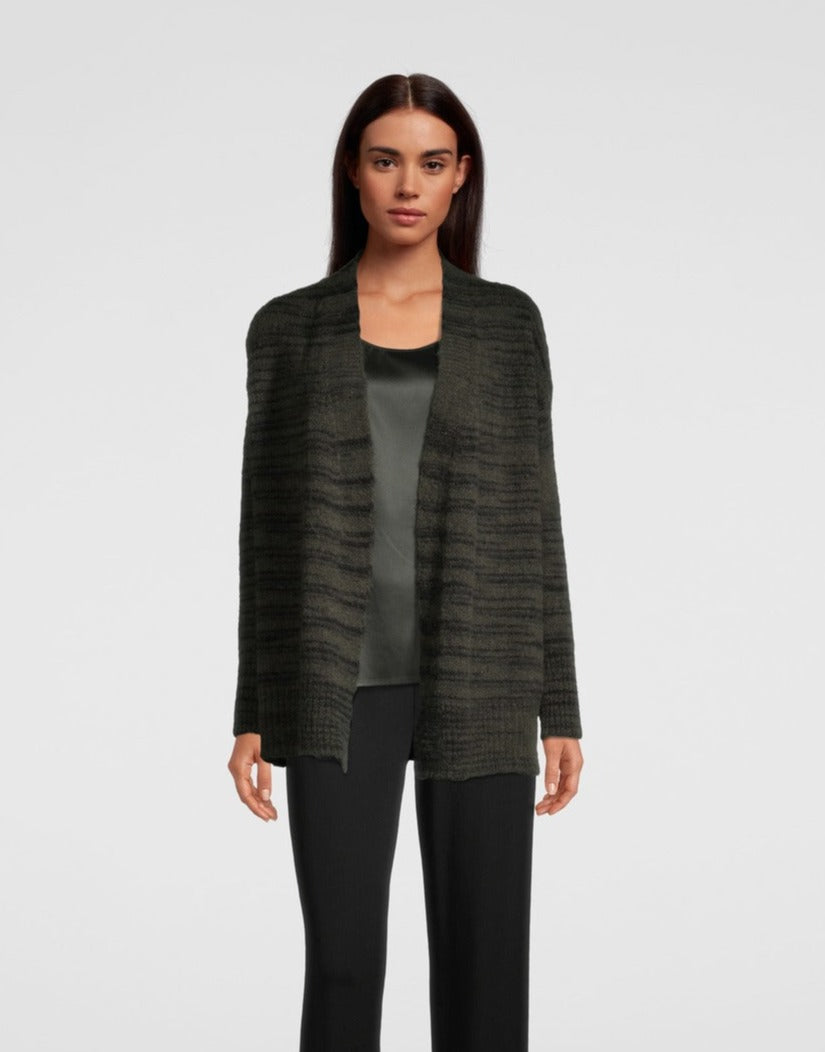 Woman Longsleeves open-front Cardigan 6712 - Oscalito