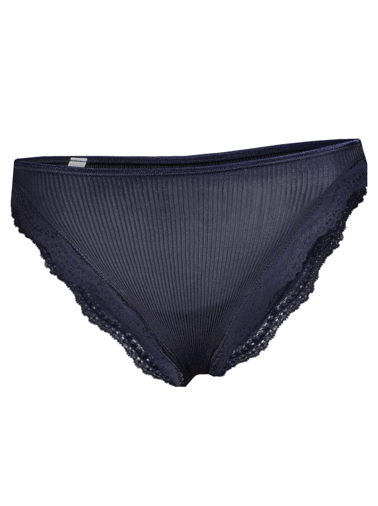 Blue brief in silk